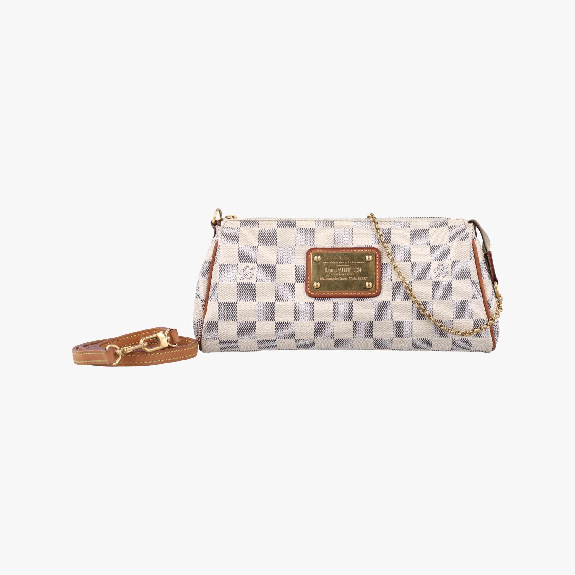 ルイヴィトン Louis Vuitton ショルダーバッグ レディース エヴァ アズール ダミエキャンバス N55214 SN4112