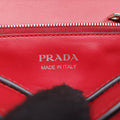 プラダ Prada ショルダーバッグ レディース エレクトラ スタッズ レッド サフィアーノレザー 1BD120 7/D