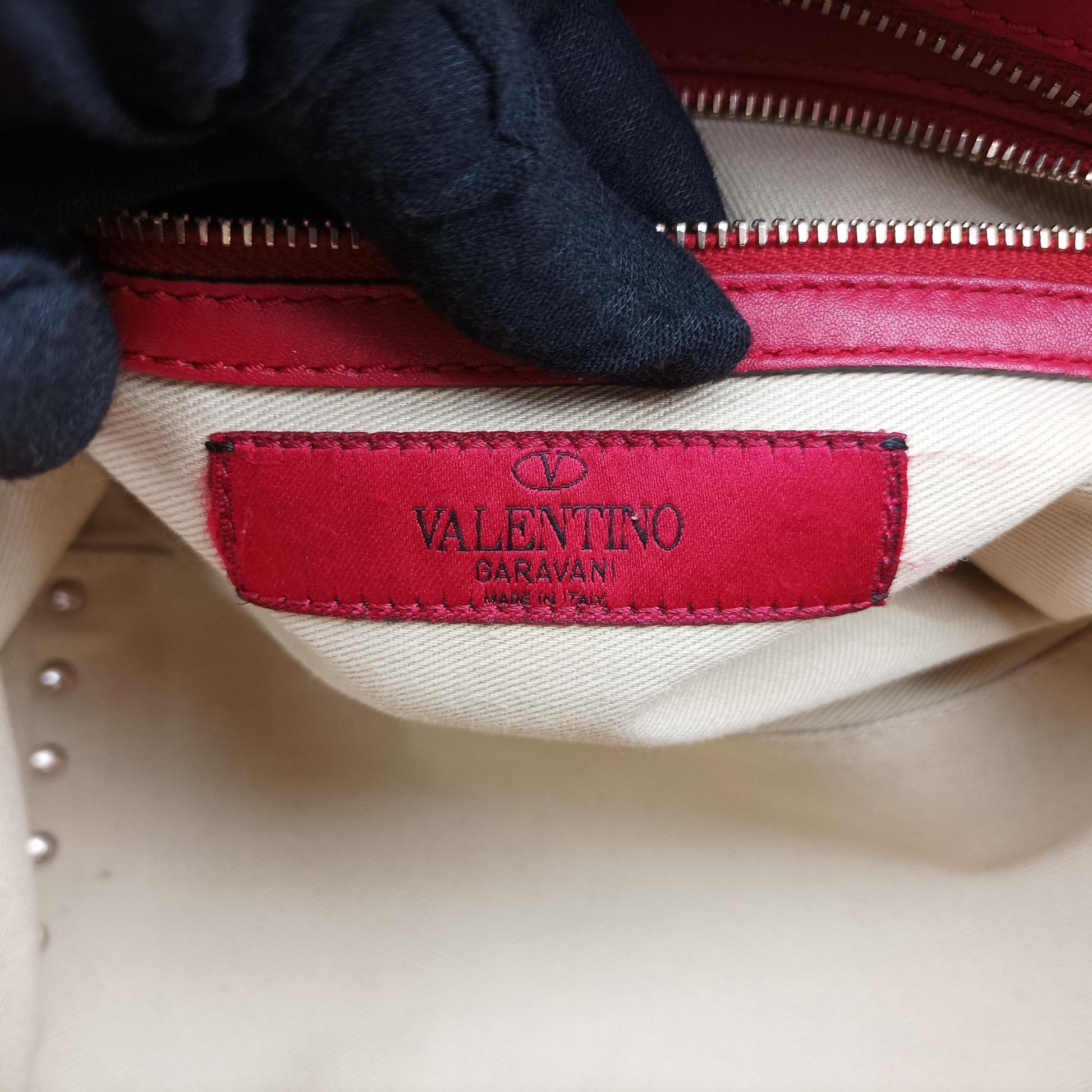 ヴァレンティノ Valentino ショルダーバッグ レディース ロックスタッズ レッド レザー BGJ540BOL1