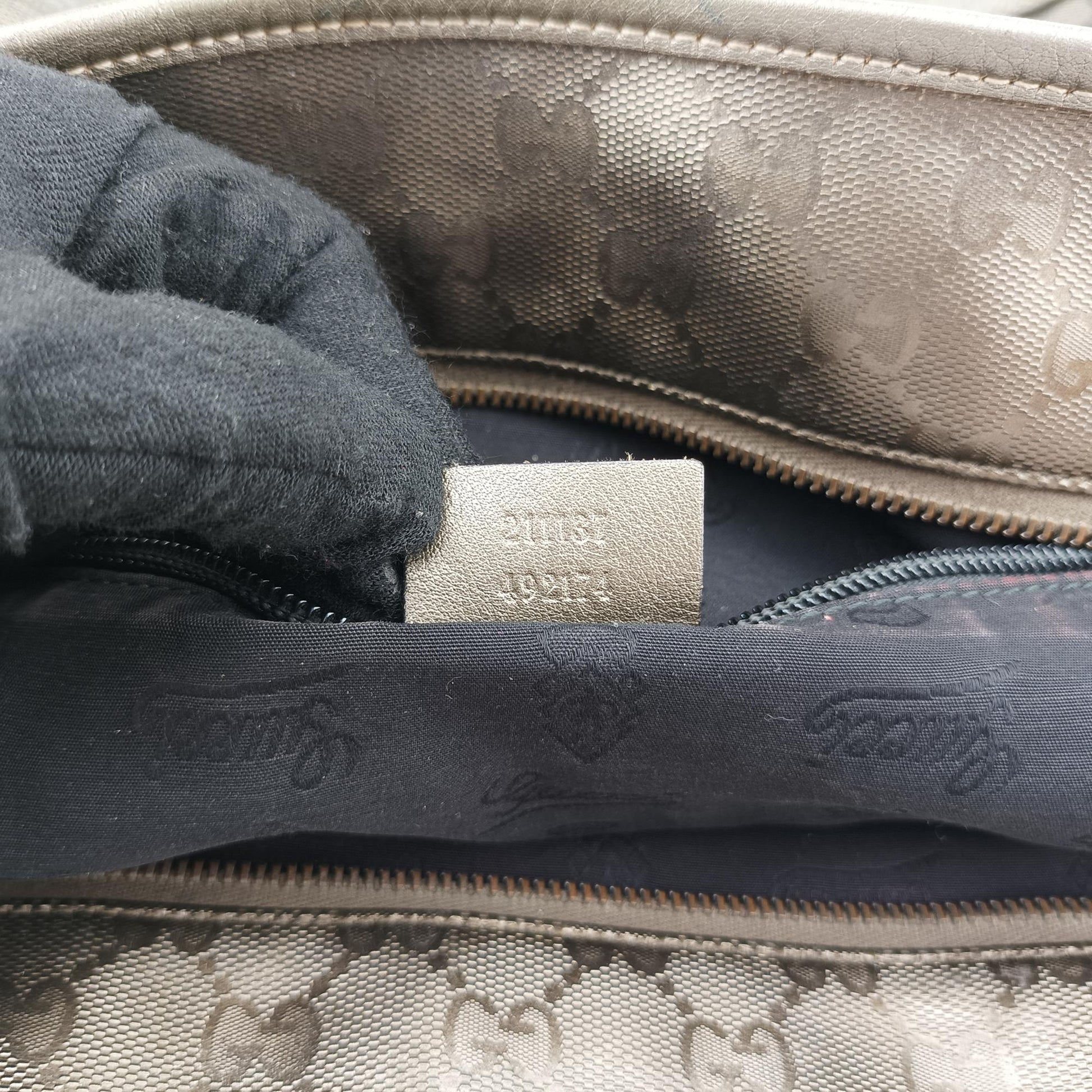 グッチ Gucci ショルダーバッグ レディース インプリメ グリーン PVCコーティングキャンバス 211137 D6636189