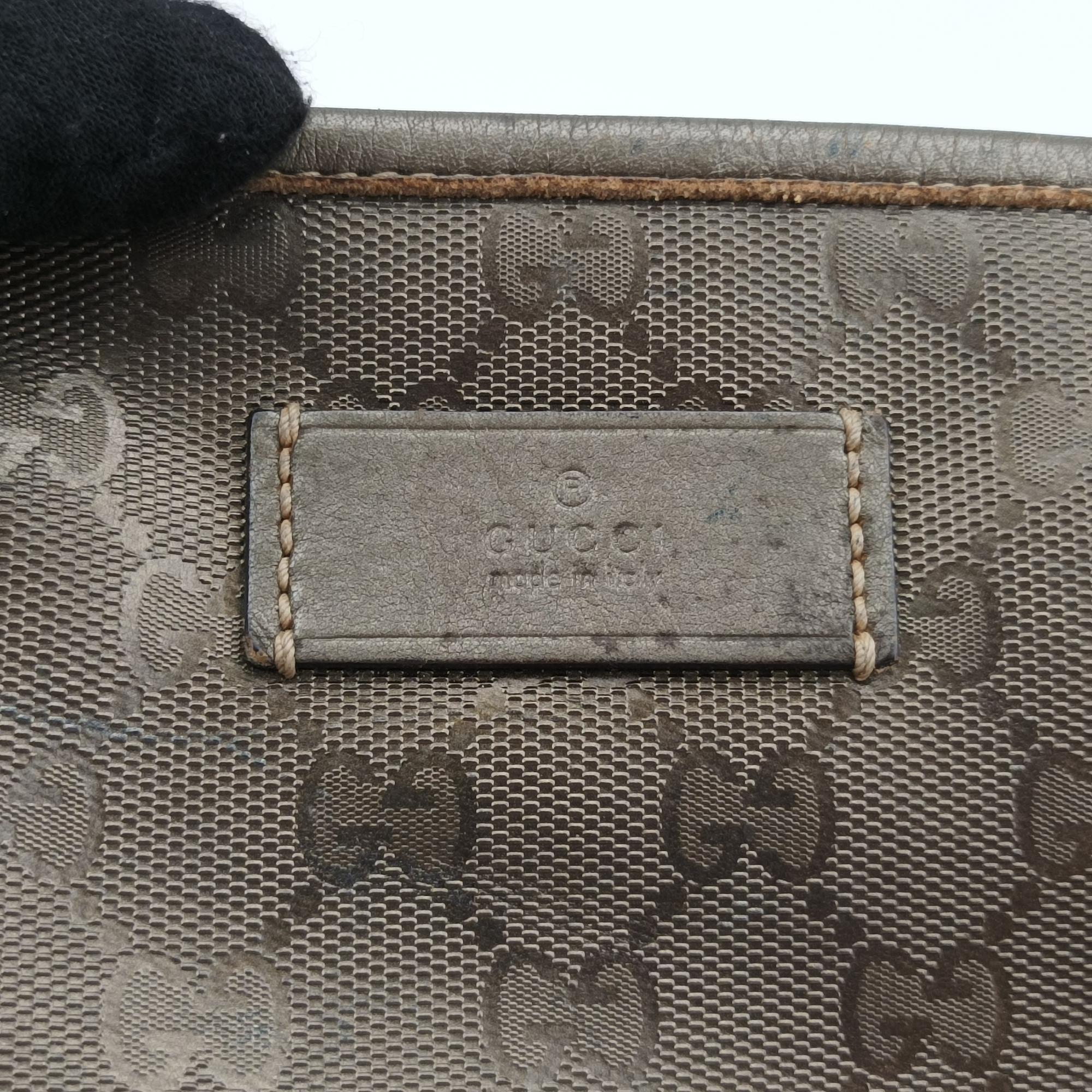 グッチ Gucci ショルダーバッグ レディース インプリメ グリーン PVCコーティングキャンバス 211137 D6636189