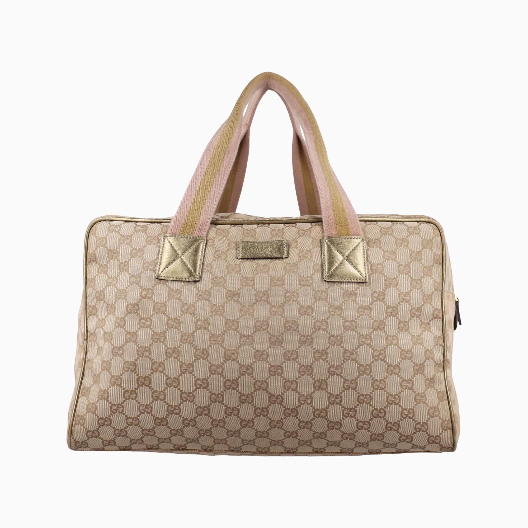 グッチ Gucci ハンドバッグ レディース シェリーライン カーキ キャンバス 153240 F2259122