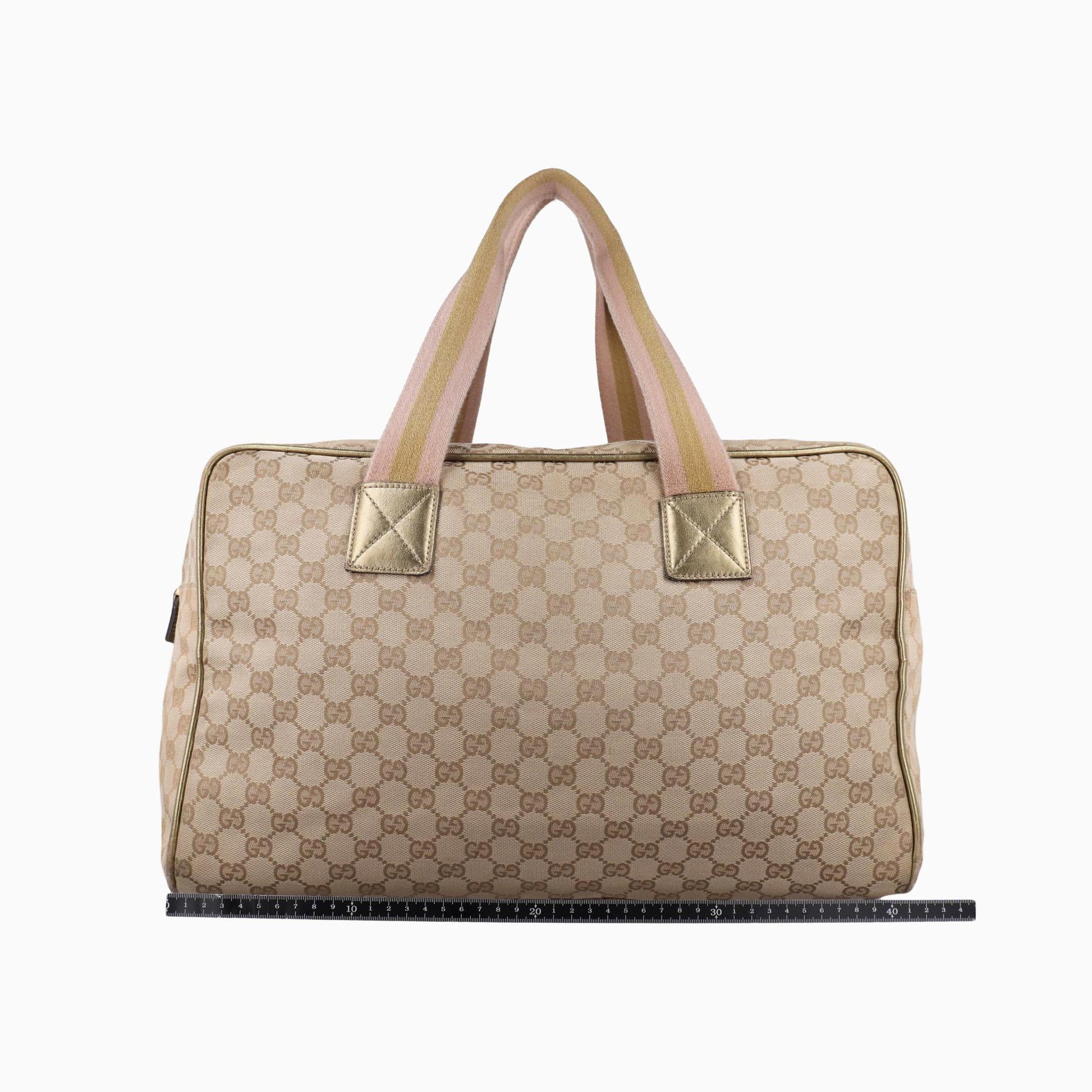 グッチ Gucci ハンドバッグ レディース シェリーライン カーキ キャンバス 153240 F2259122