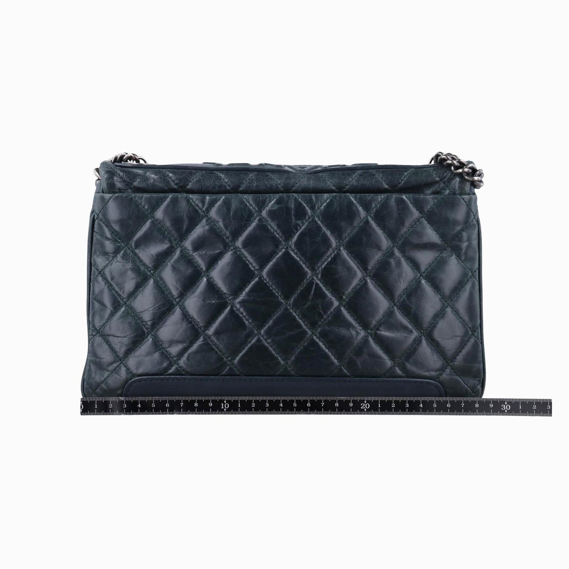 シャネル Chanel ショルダーバッグ レディース マトラッセ　ココマーク グレー レザー A67314 17067513