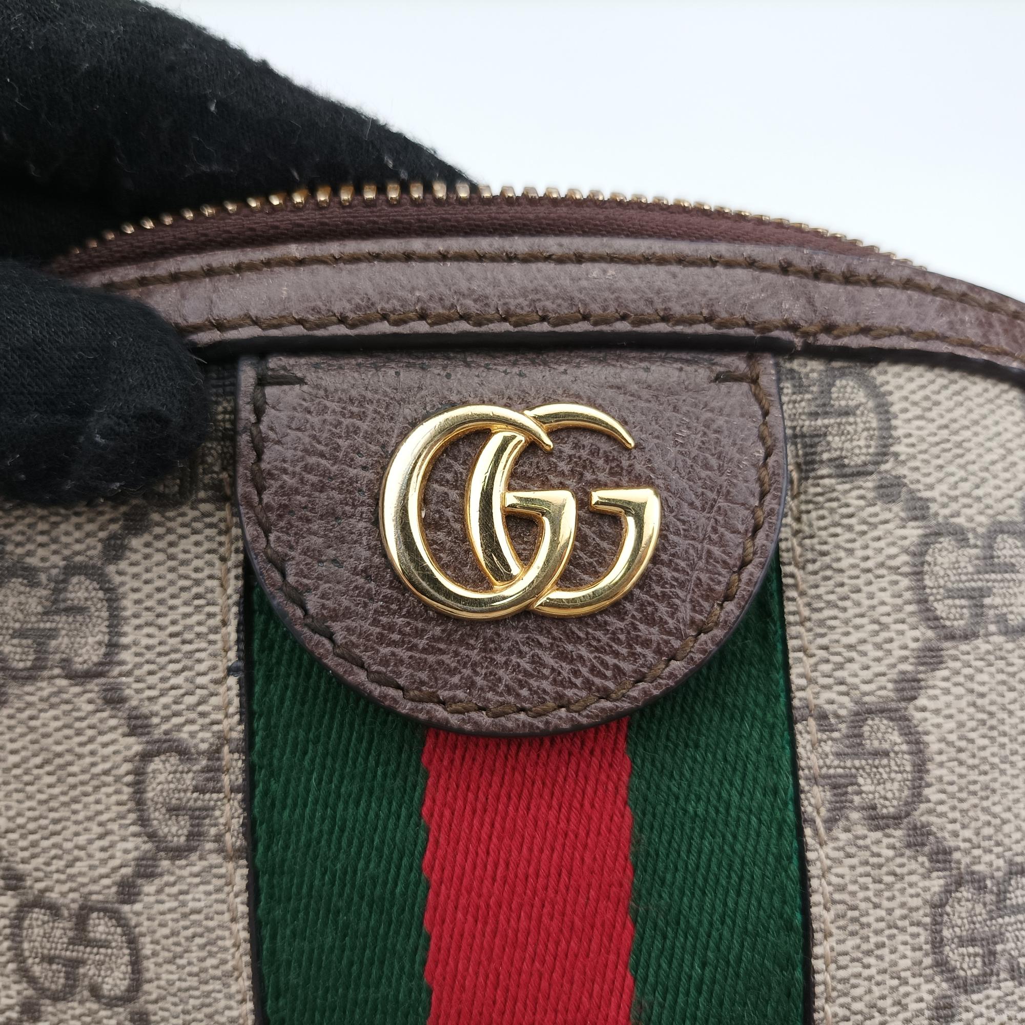 グッチ Gucci ショルダーバッグ レディース オフィディア ベージュ×グリーン×レッド PVCコーティングキャンバス 499621 H027827518