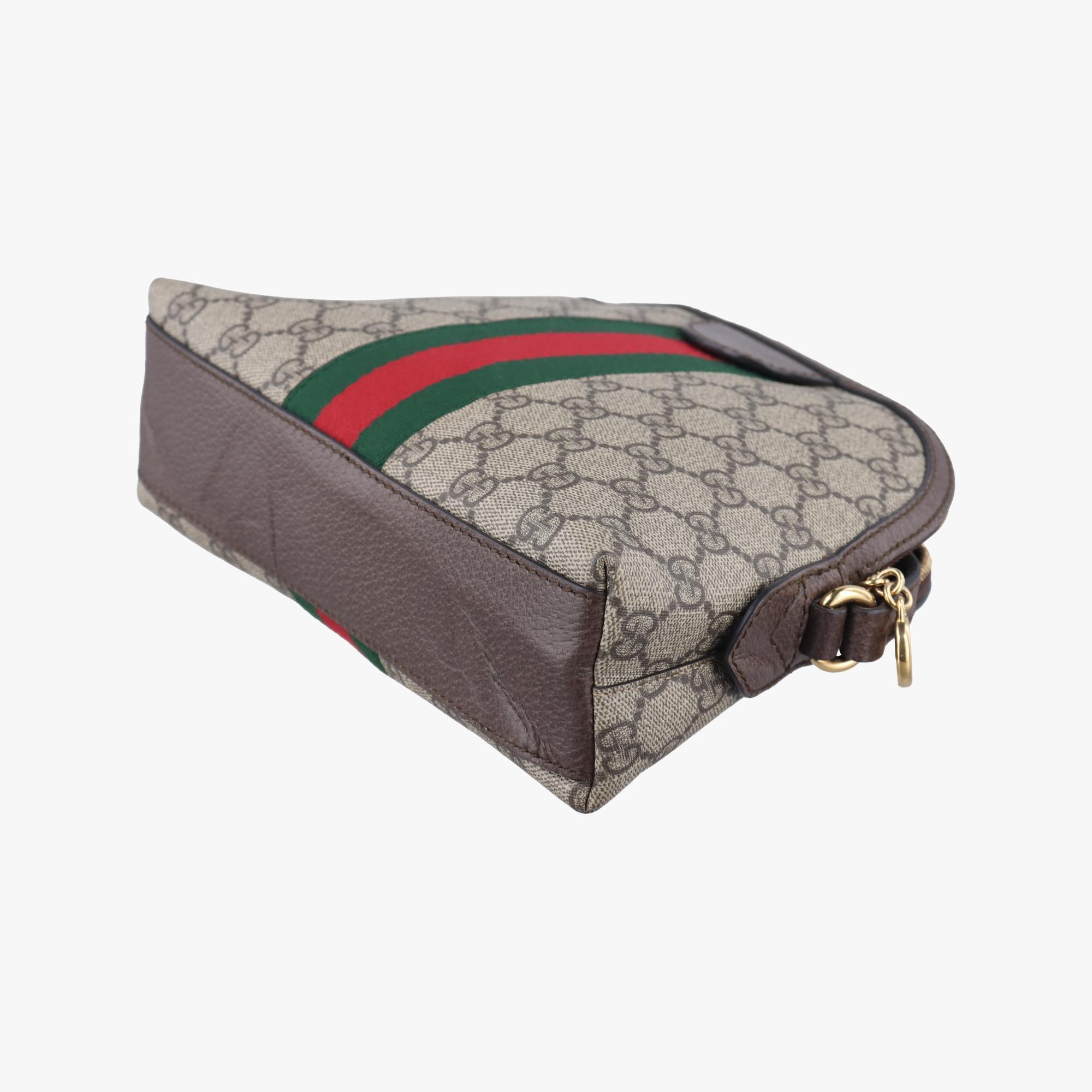 グッチ Gucci ショルダーバッグ レディース オフィディア ベージュ×グリーン×レッド PVCコーティングキャンバス 499621 H027827518