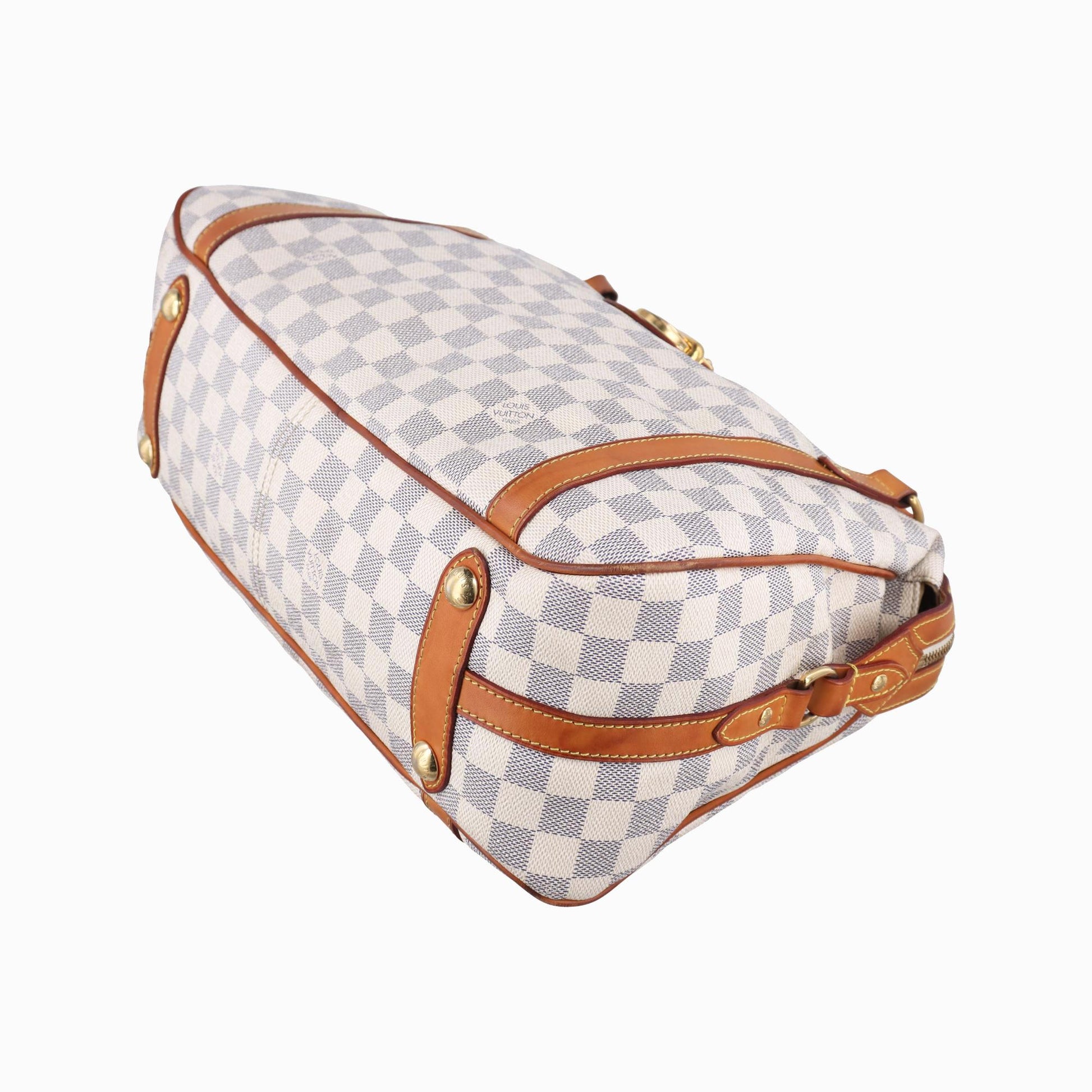 ルイヴィトン Louis Vuitton ショルダーバッグ レディース ストレーザPM アズール ダミエキャンバス N42220 FL4160