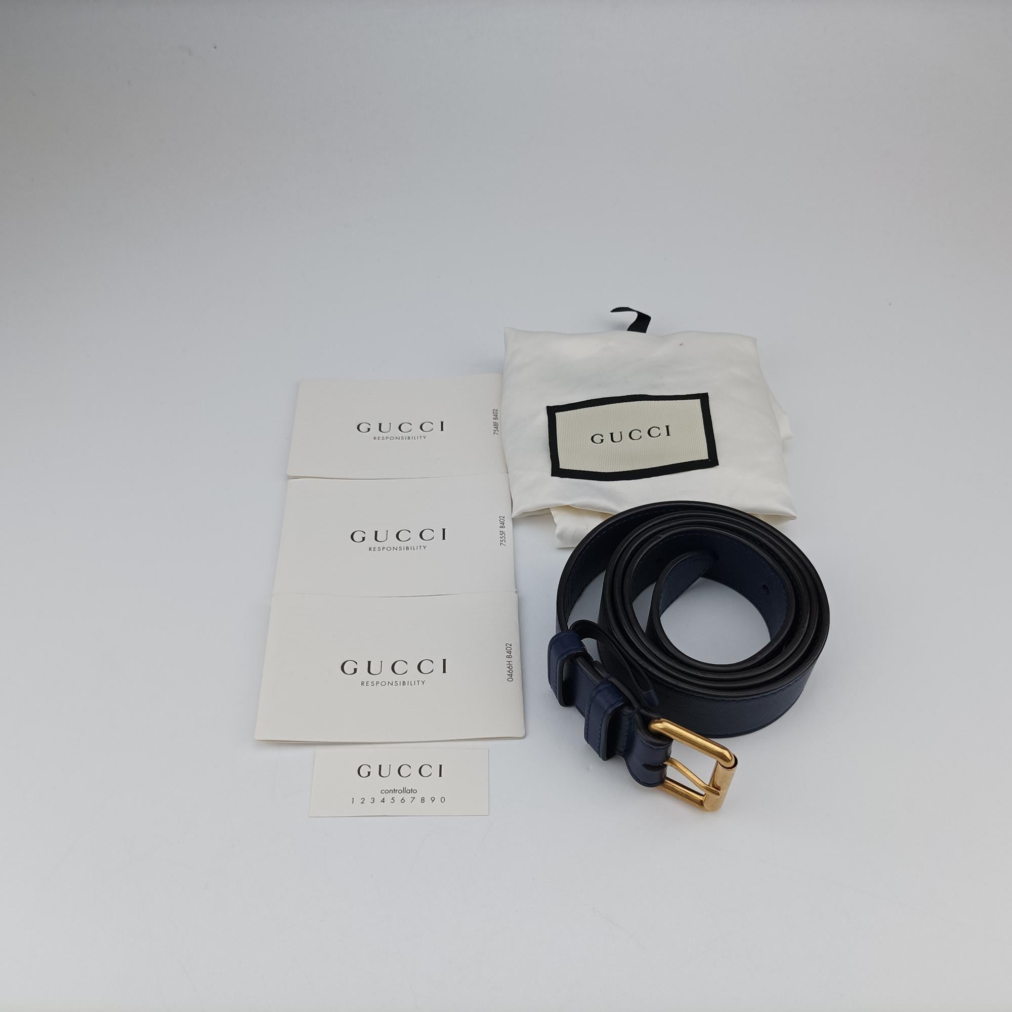 グッチ Gucci ボディバッグ/ウェストバッグ レディース GGマーモント ブルー ベロア 476434 A022511865