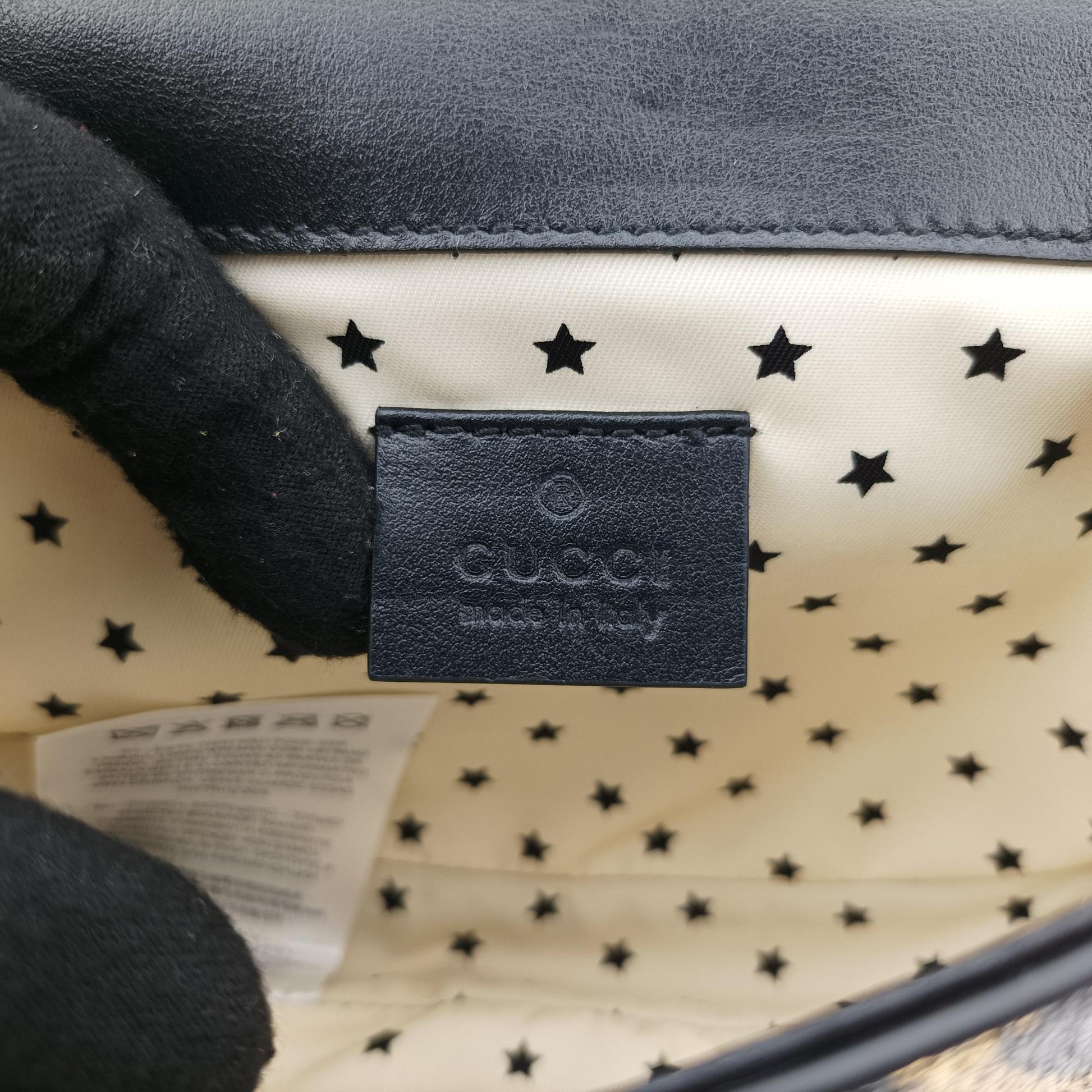 グッチ Gucci ボディバッグ/ウェストバッグ レディース メタリッククラックル ゴールド×ブラック レザー 605112 I031415595