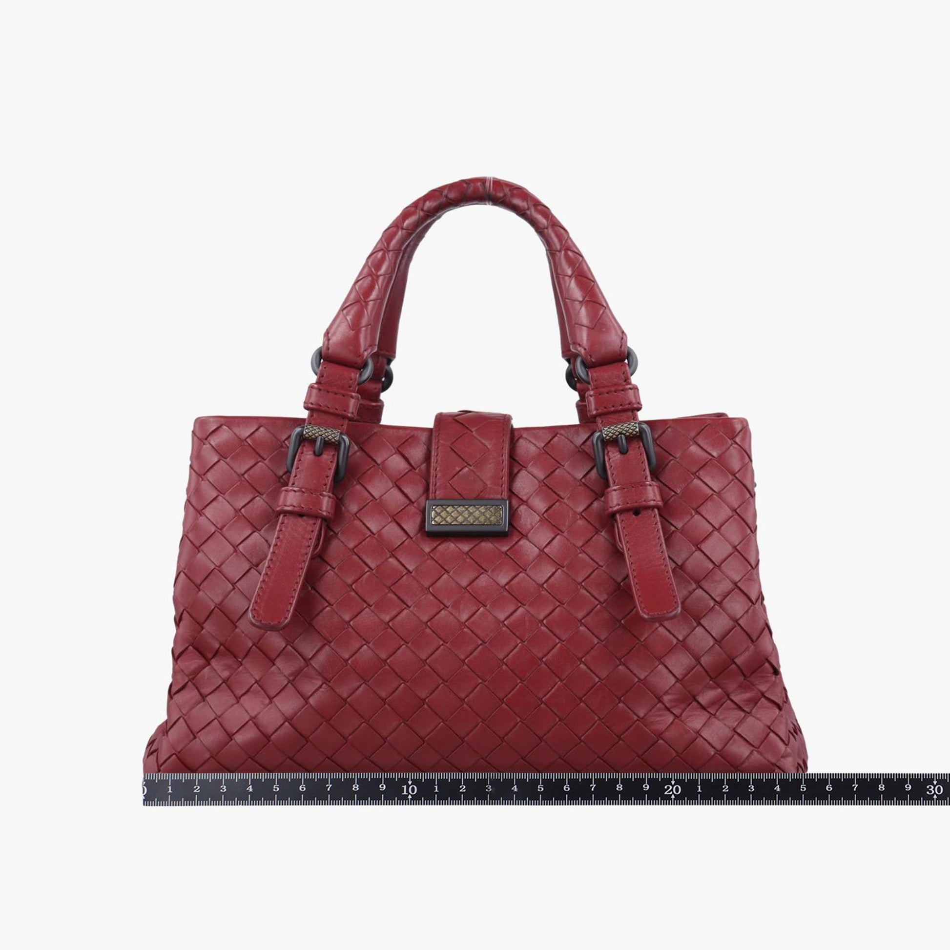 ボッテガヴェネタ Bottega Veneta ショルダーバッグ レディース イントレチャート　ローマ レッド ラムスキン B07842965Y