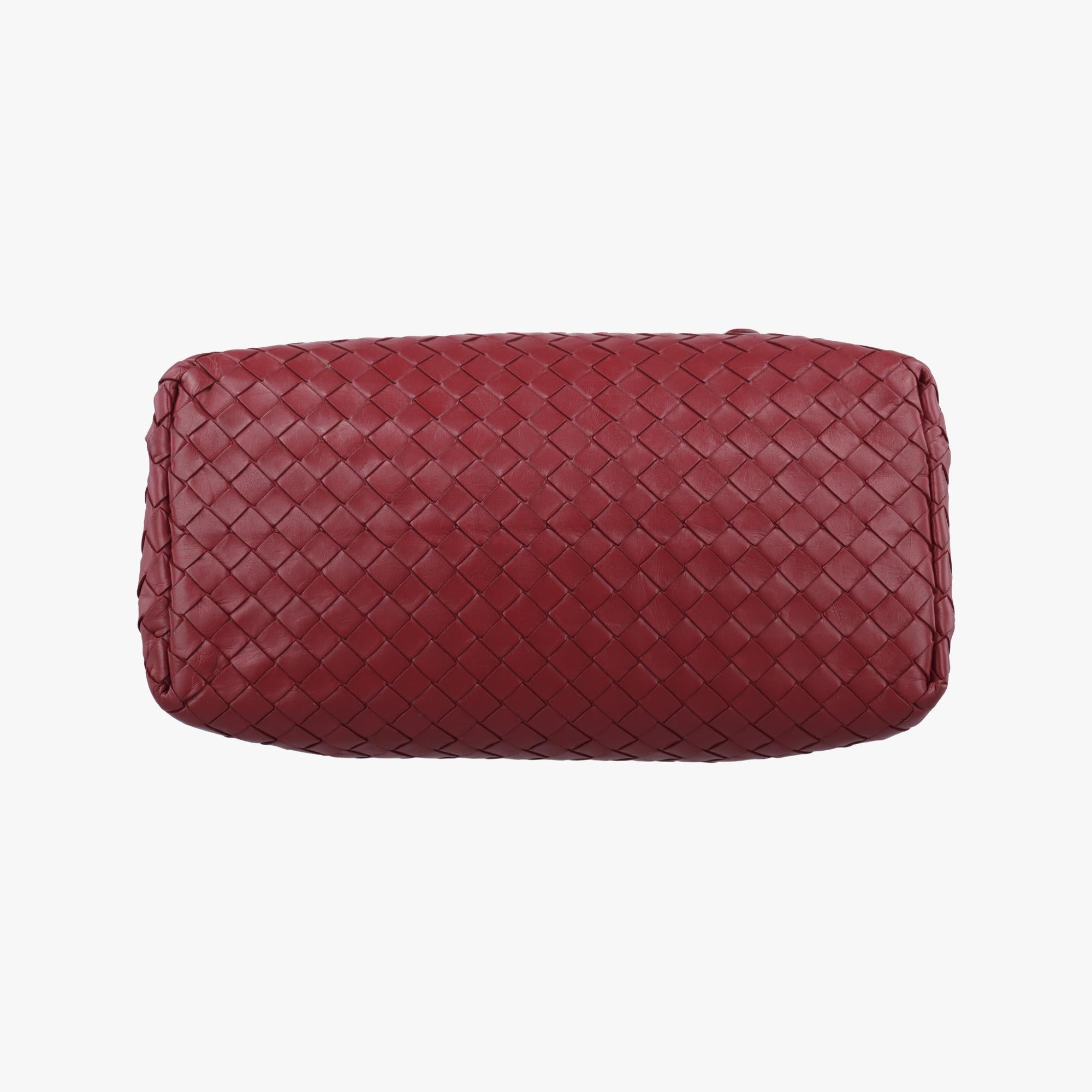 ボッテガヴェネタ Bottega Veneta ショルダーバッグ レディース イントレチャート　ローマ レッド ラムスキン B07842965Y