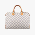 ルイヴィトン Louis Vuitton ボストンバッグ レディース スピーディ30 アズール ダミエキャンバス N41533 SD4140