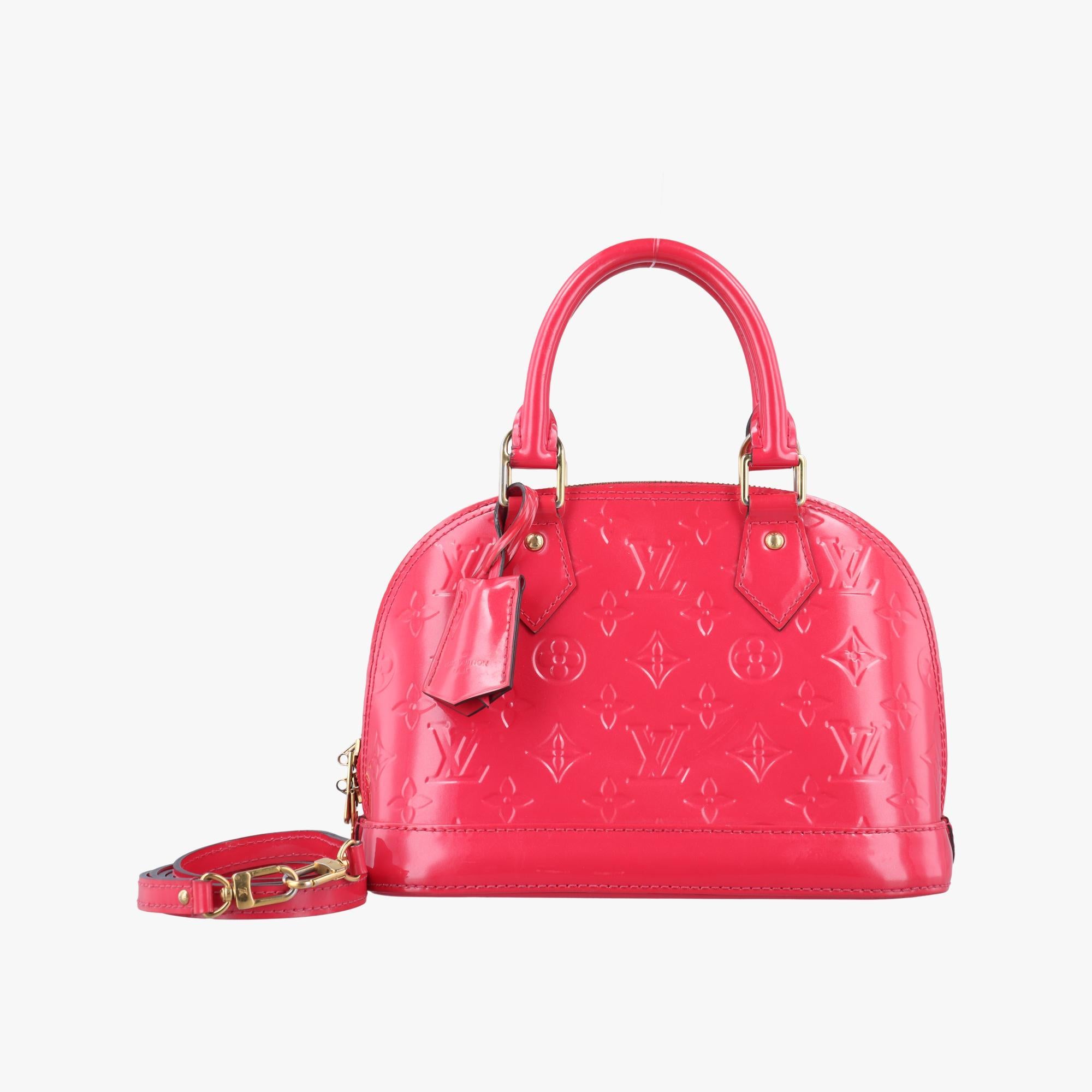 ルイヴィトン Louis Vuitton ショルダーバッグ レディース アルマBB ローズ レッド ヴェルニ M91771 FL2126