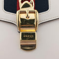 グッチ Gucci ショルダーバッグ レディース シルヴィ ホワイト レザー 421882 C020243663