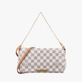 ルイヴィトン Louis Vuitton ショルダーバッグ レディース フェイボリットMM アズール ダミエキャンバス N41275