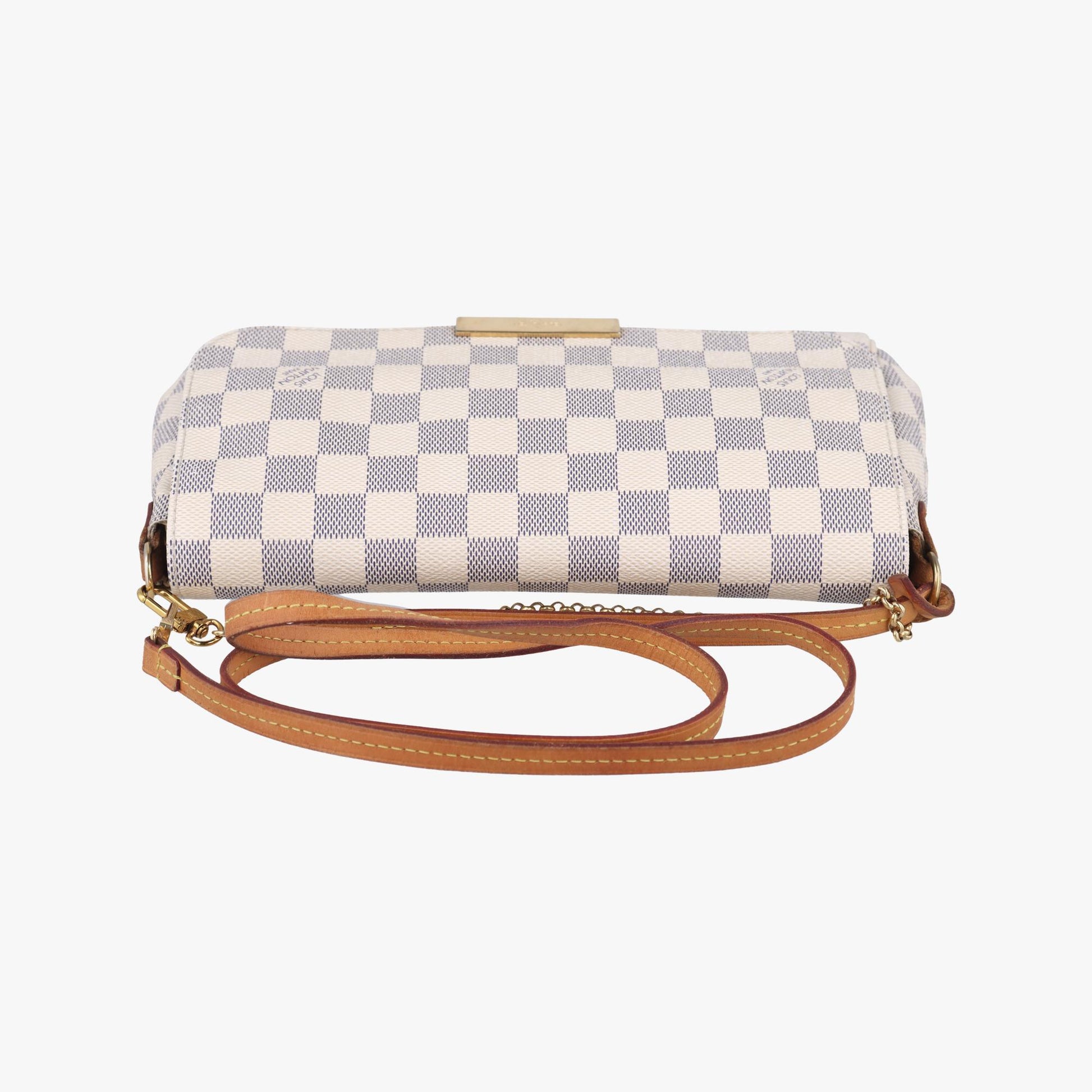 ルイヴィトン Louis Vuitton ショルダーバッグ レディース フェイボリットMM アズール ダミエキャンバス N41275