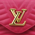 ルイヴィトン Louis Vuitton ショルダーバッグ レディース ニューウェーブMM ローズ フリージア レザー M55020 NZ2198