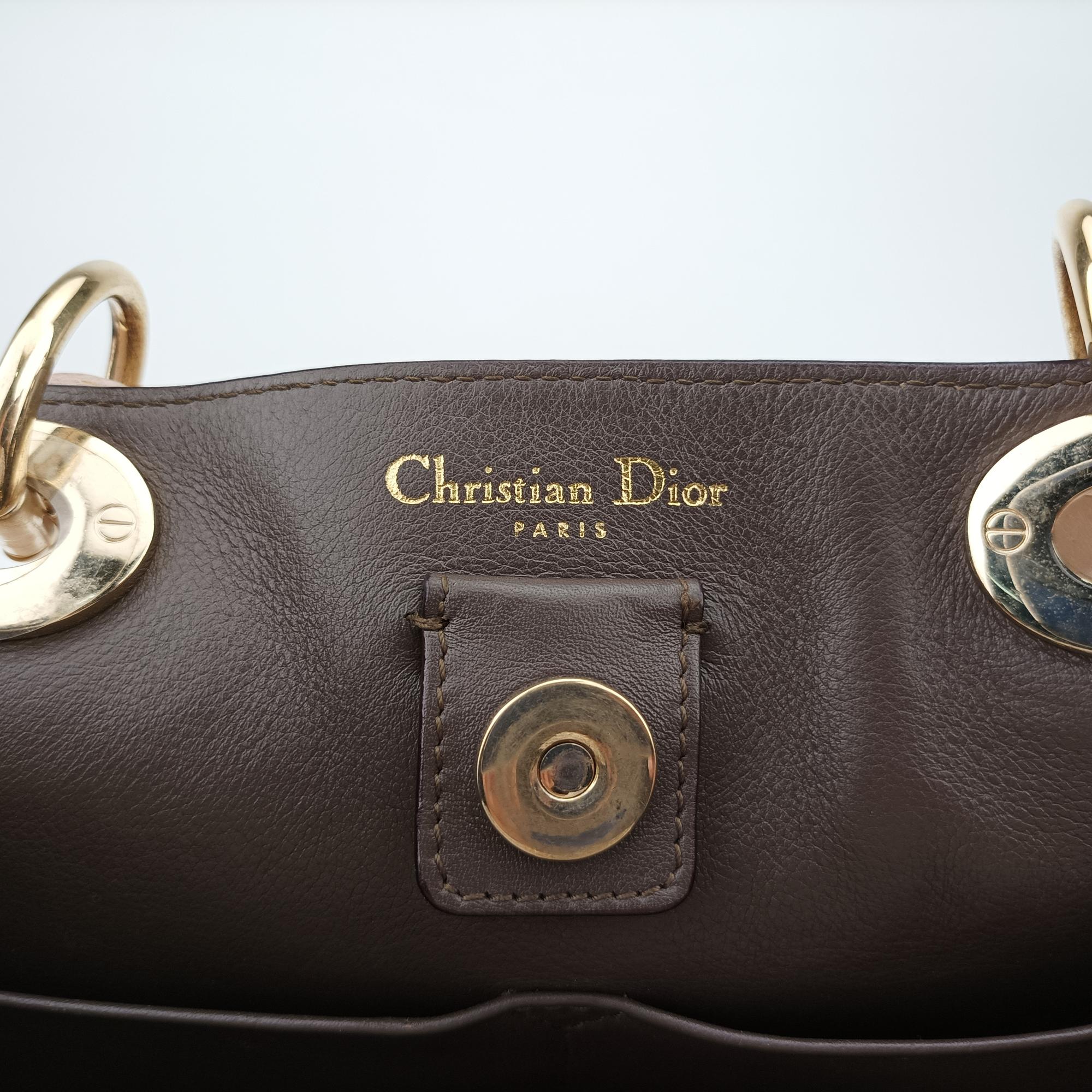 クリスチャンディオール Christian Dior ショルダーバッグ レディース ディオリッシモ ピンク レザー 09-MA-0173