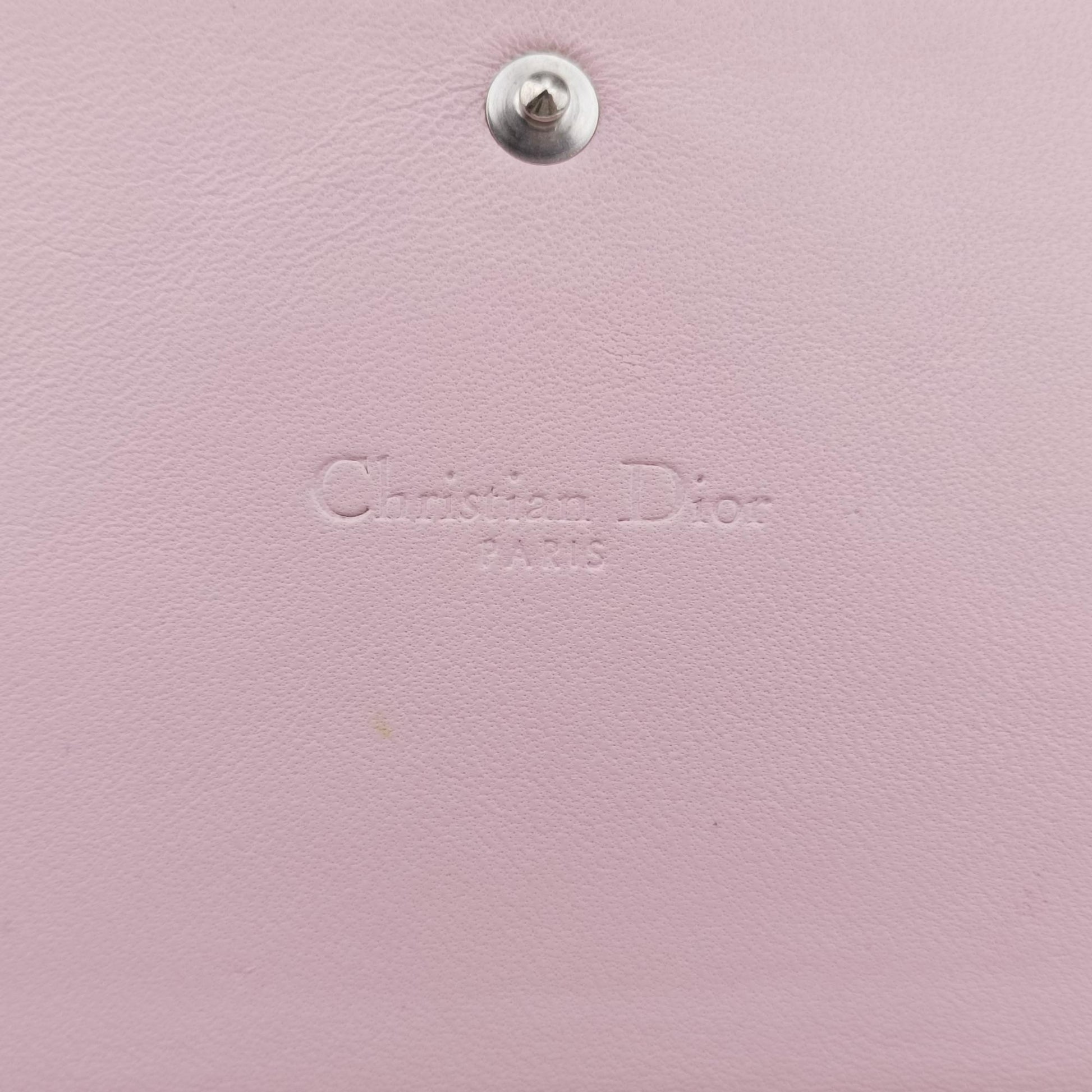 クリスチャンディオール Christian Dior ショルダーバッグ レディース ディオリッシモ アルストロメリア 花 ホワイト×マルチカラー レザー 31-MA-0144