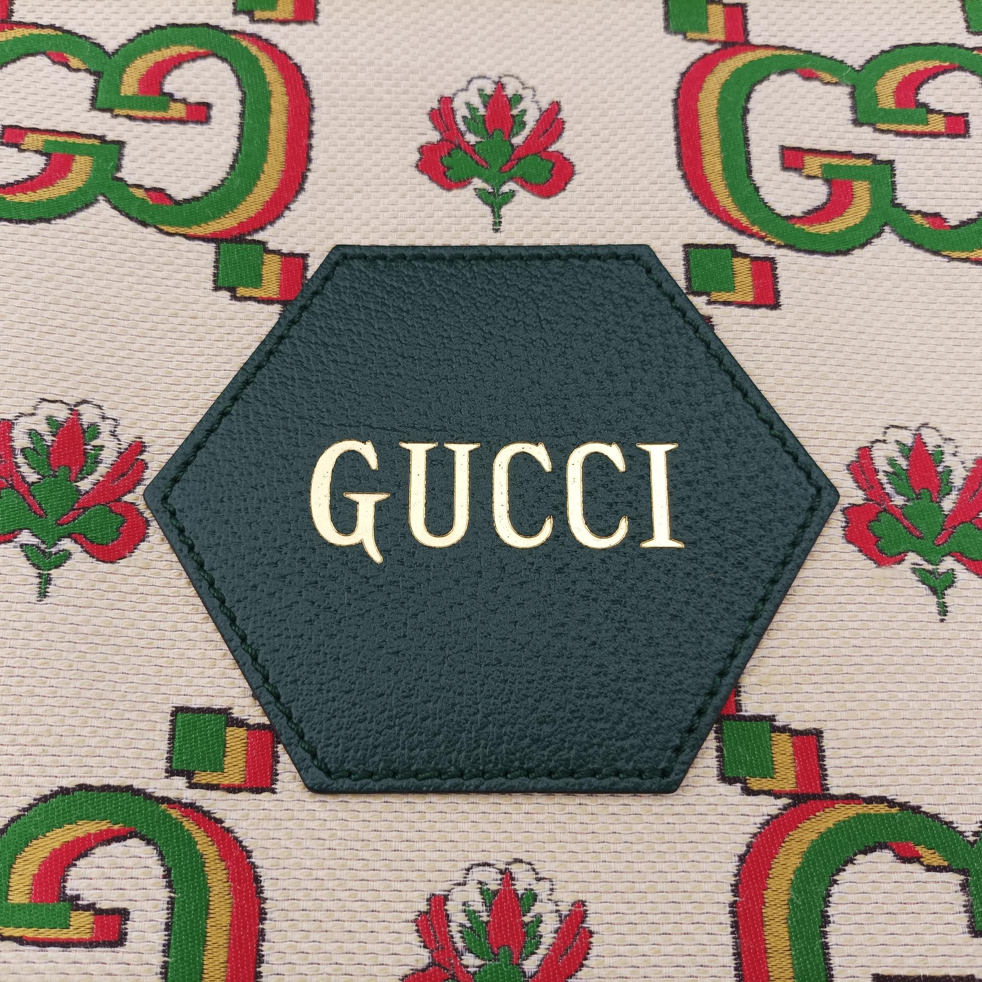 グッチ Gucci ショルダーバッグ レディース GUCCI 100周年 百年記念トート マルチカラー キャンバス×レザー 676312 G035425560