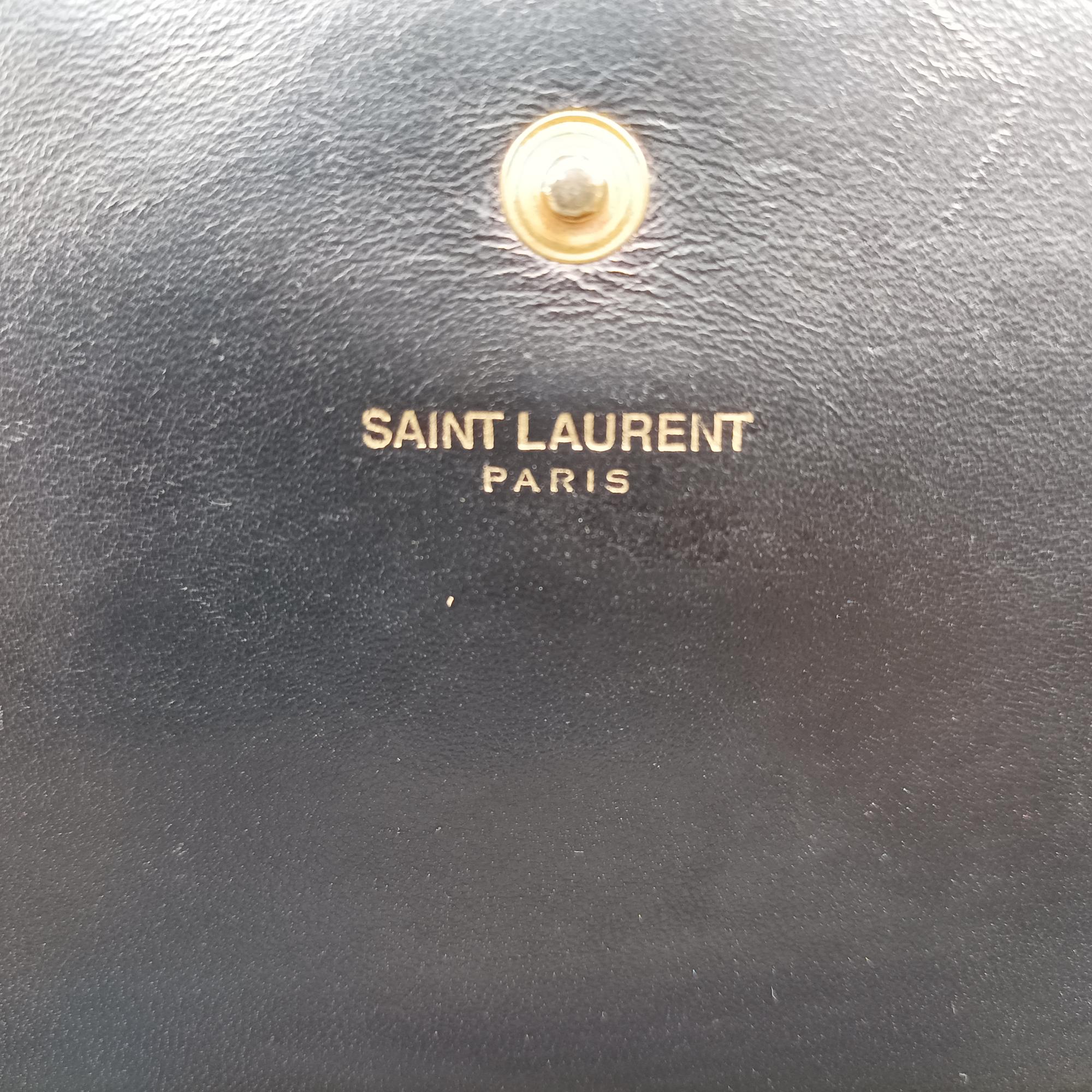 イヴサンローラン Yves saint Laurent ショルダーバッグ レディース ケイト　ブロケードスター ブラック×ゴールド キャンバス GBL377829.0416