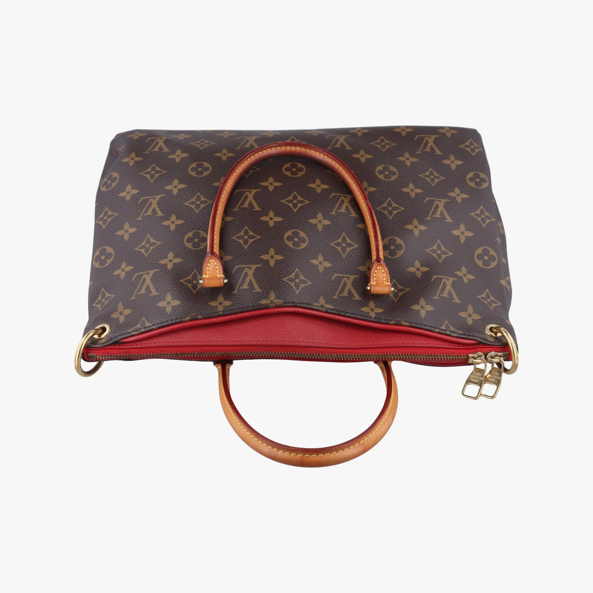 ルイヴィトン Louis Vuitton ショルダーバッグ レディース パラス モノグラム/ブラウン系×スリーズ モノグラムキャンバス×カーフレザー M41175 SN2105