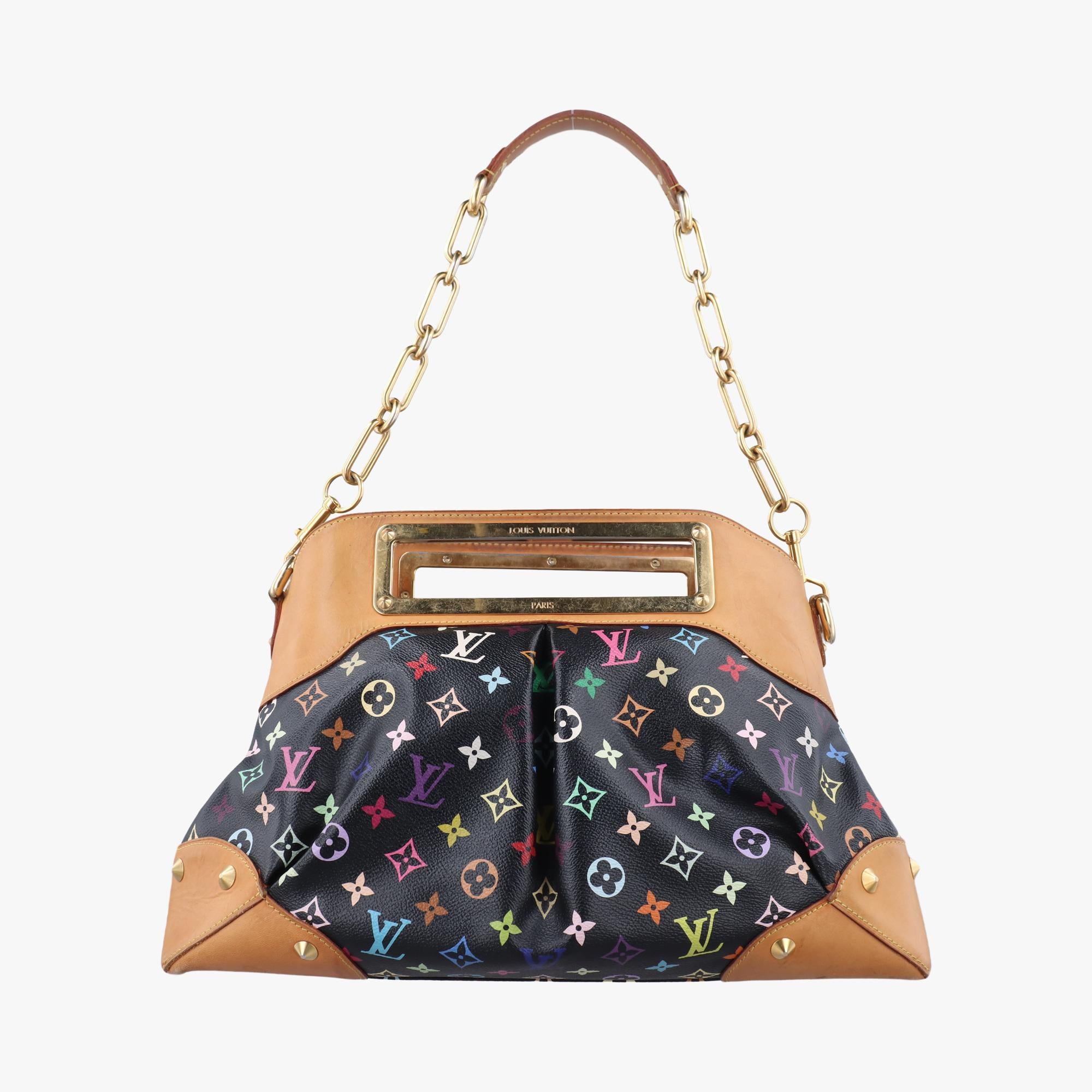 ルイヴィトン Louis Vuitton ショルダーバッグ レディース ジュディMM ノワール モノグラム マルチカラー M40256