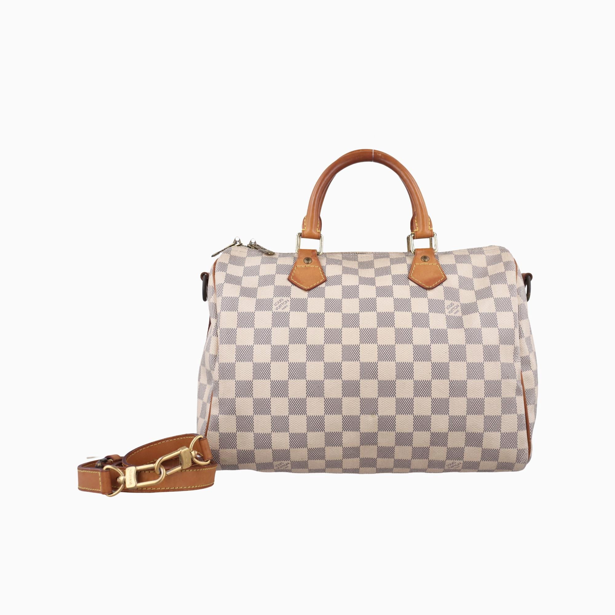 ルイヴィトン Louis Vuitton ボストンバッグ レディース スピーディ30 アズール ダミエキャンバス N41533 DU0193