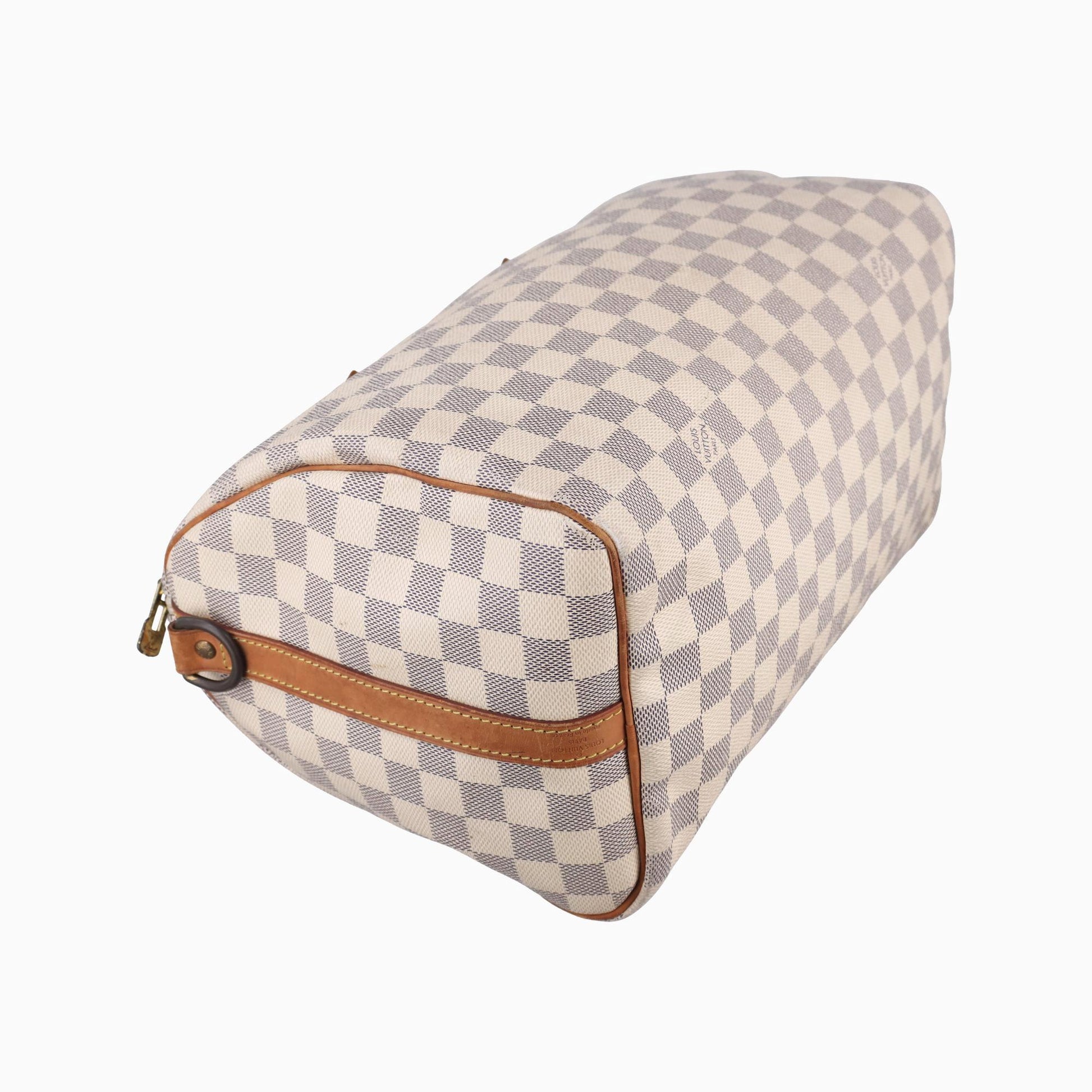 ルイヴィトン Louis Vuitton ボストンバッグ レディース スピーディ30 アズール ダミエキャンバス N41533 DU0193