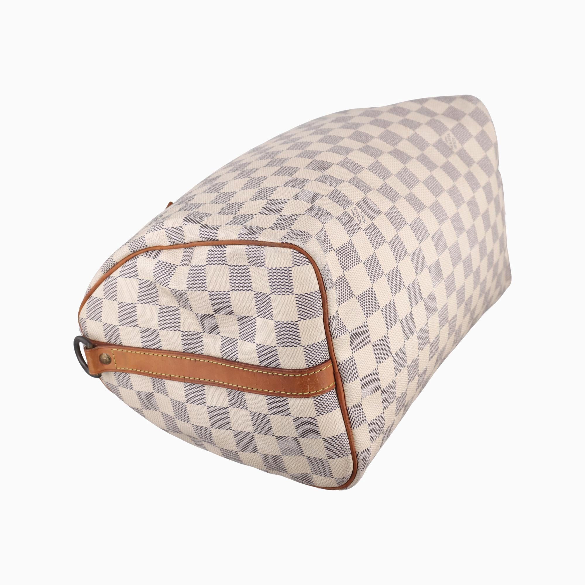 ルイヴィトン Louis Vuitton ボストンバッグ レディース スピーディ30 アズール ダミエキャンバス N41533 DU0193