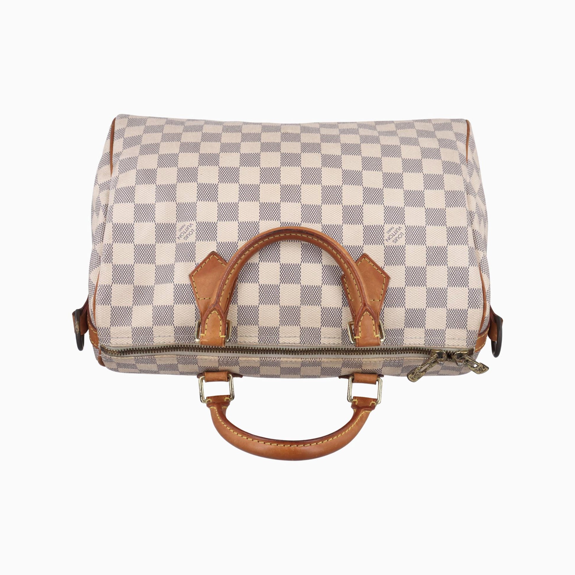 ルイヴィトン Louis Vuitton ボストンバッグ レディース スピーディ30 アズール ダミエキャンバス N41533 DU0193