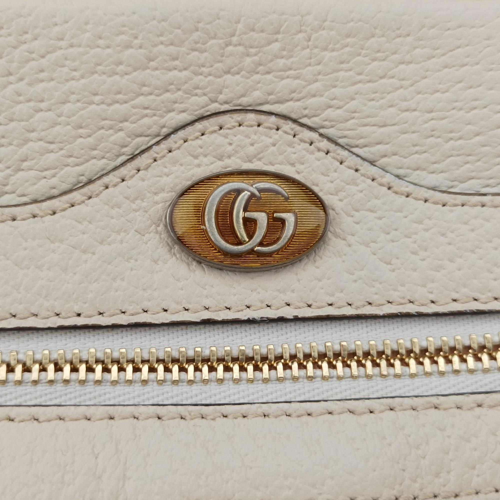 グッチ Gucci ショルダーバッグ レディース オフィディア ホワイト レザー 517350