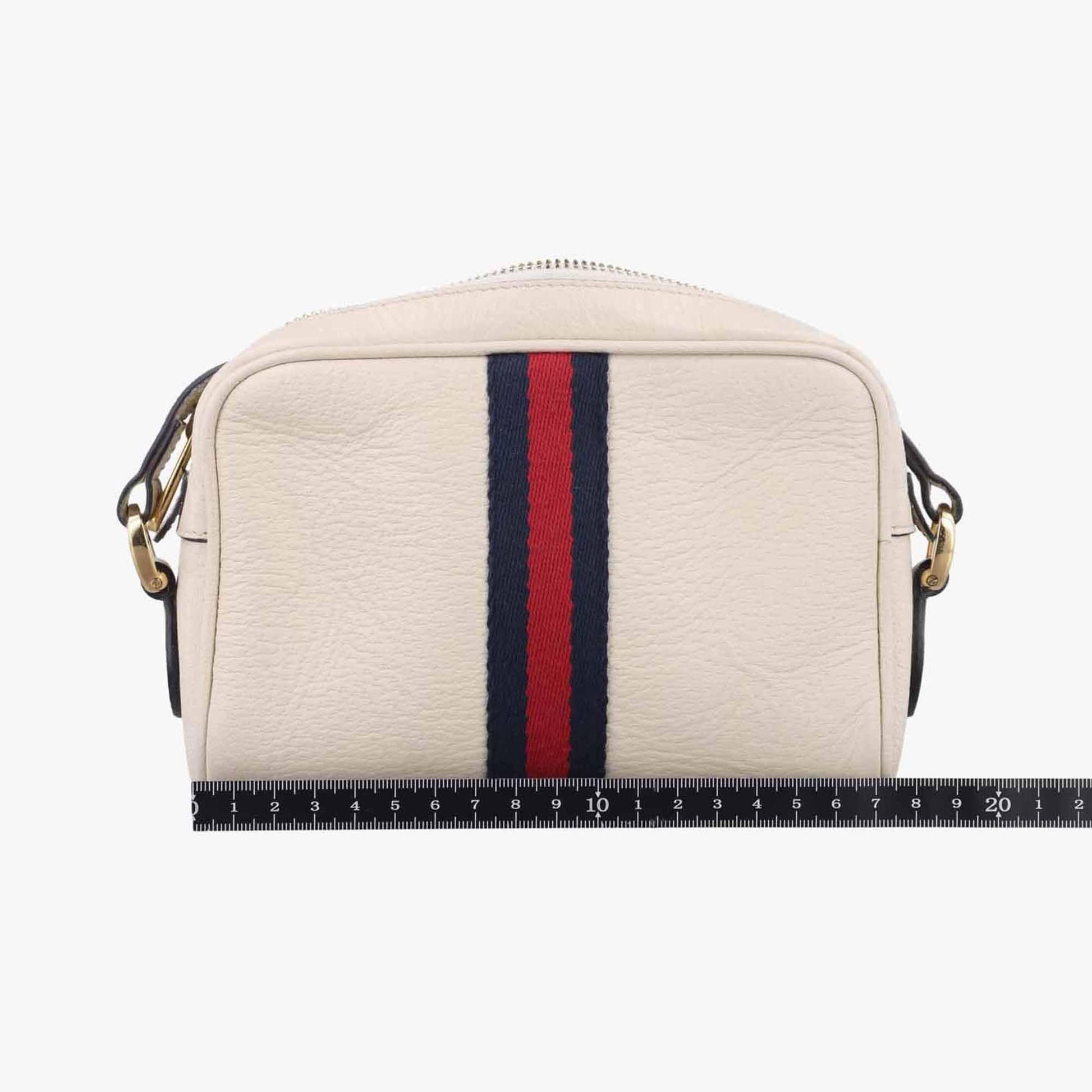 グッチ Gucci ショルダーバッグ レディース オフィディア ホワイト レザー 517350