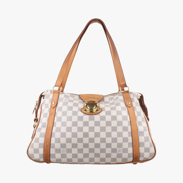 ルイヴィトン Louis Vuitton ショルダーバッグ レディース ストレーザPM ホワイト ダミエキャンバス N42220 TR4160