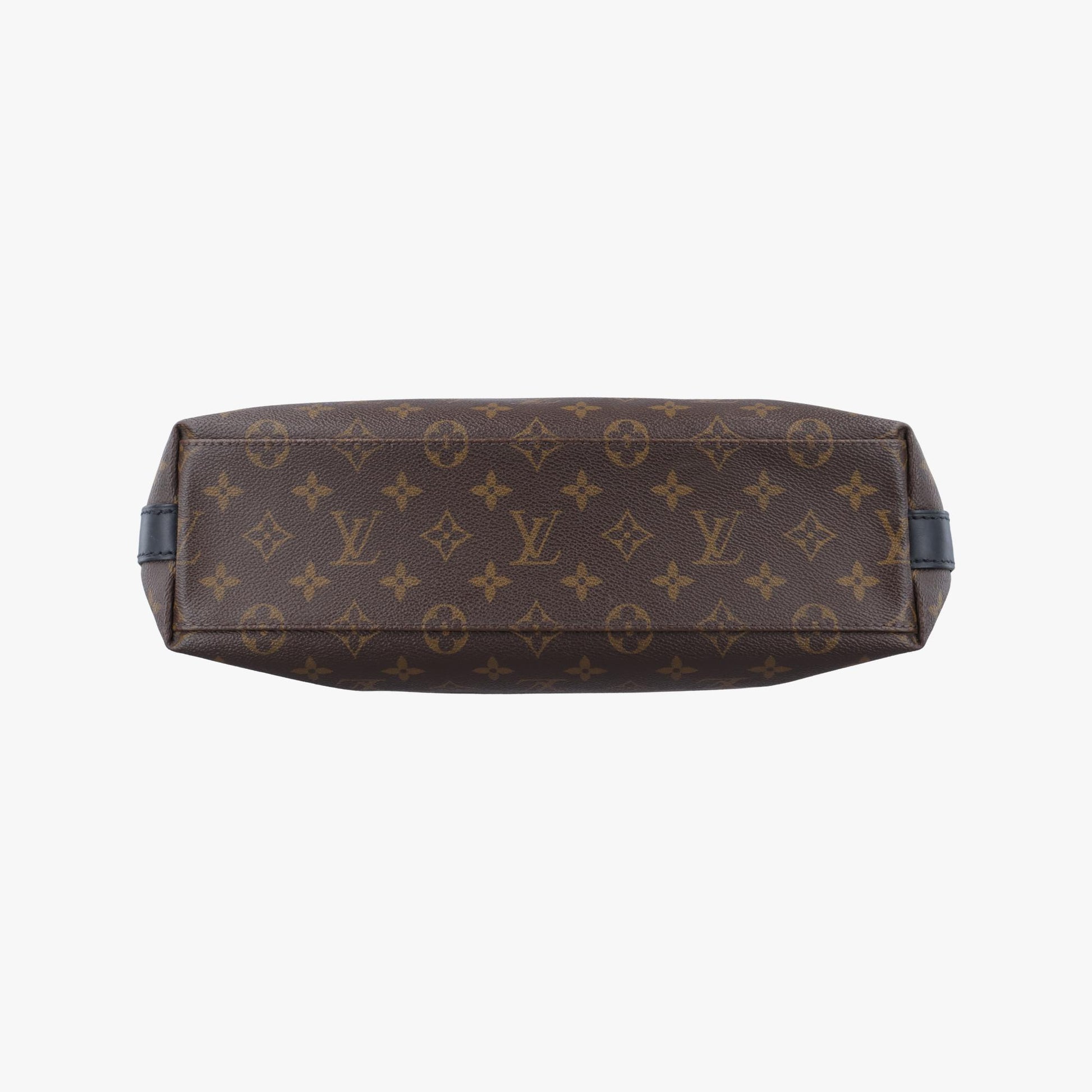 ルイヴィトン Louis Vuitton ハンドバッグ レディース キタン モノグラム/ブラウン系×ブラック モノグラム マカサー×カーフレザー M40388 DU0152