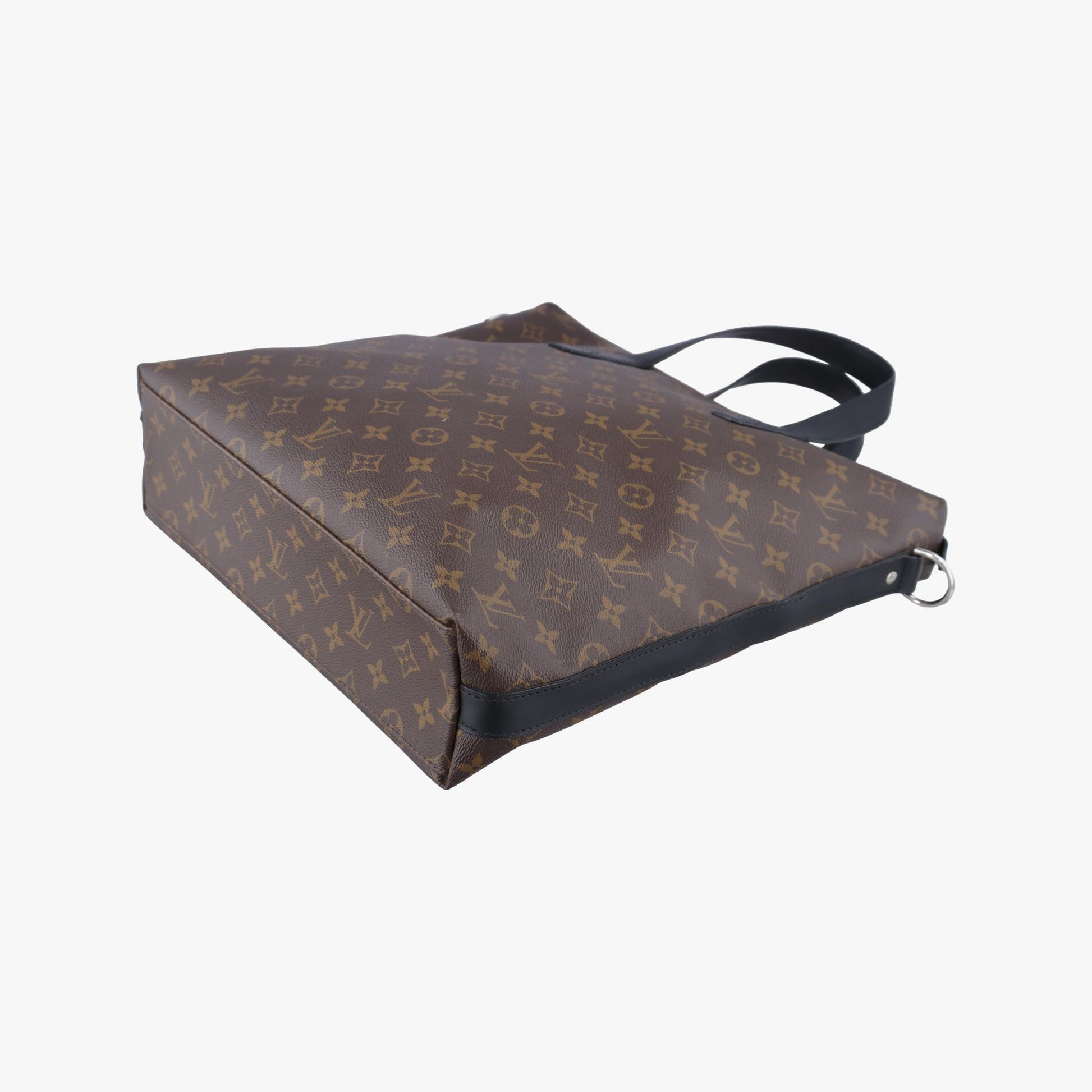 ルイヴィトン Louis Vuitton ハンドバッグ レディース キタン モノグラム/ブラウン系×ブラック モノグラム マカサー×カーフレザー M40388 DU0152