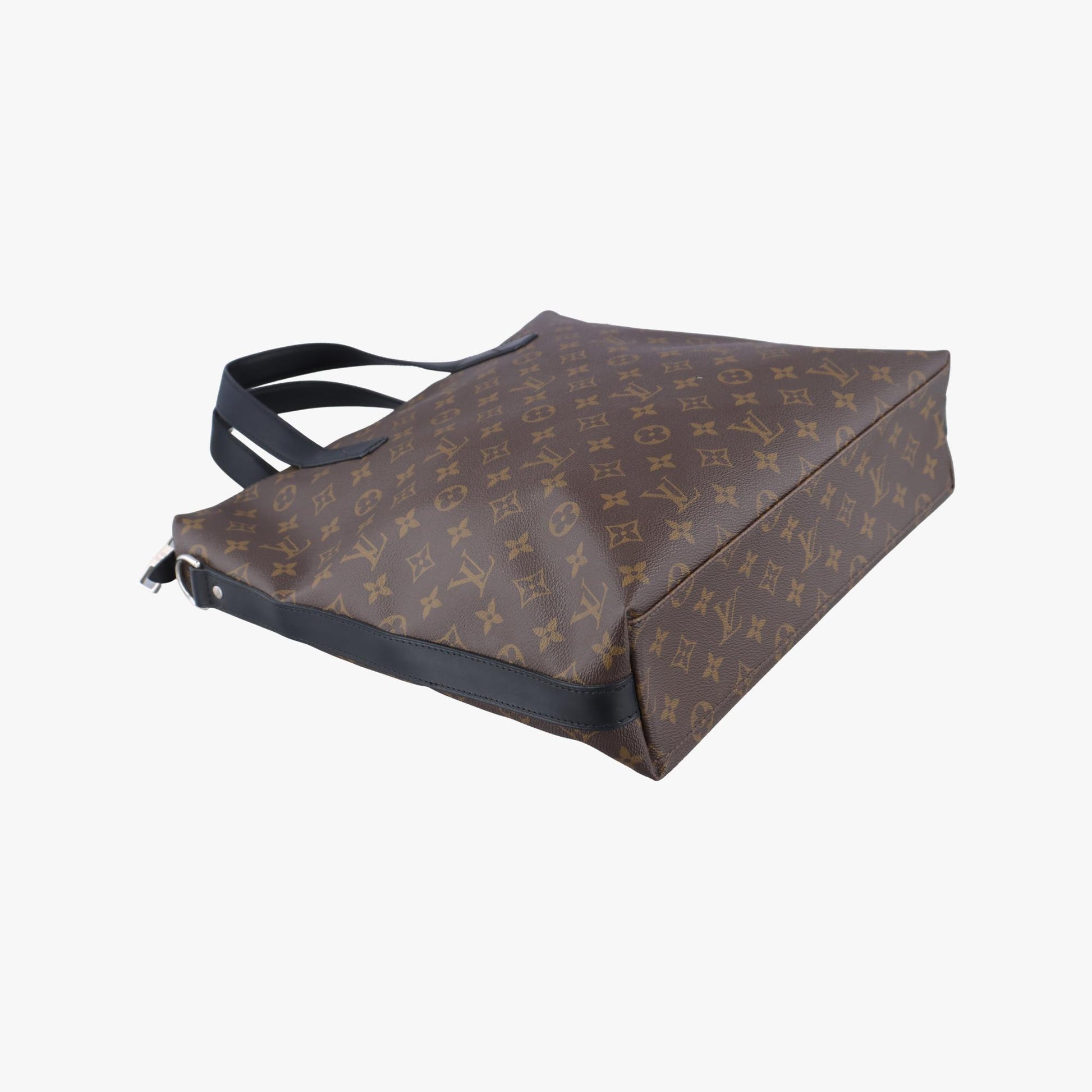 ルイヴィトン Louis Vuitton ハンドバッグ レディース キタン モノグラム/ブラウン系×ブラック モノグラム マカサー×カーフレザー M40388 DU0152