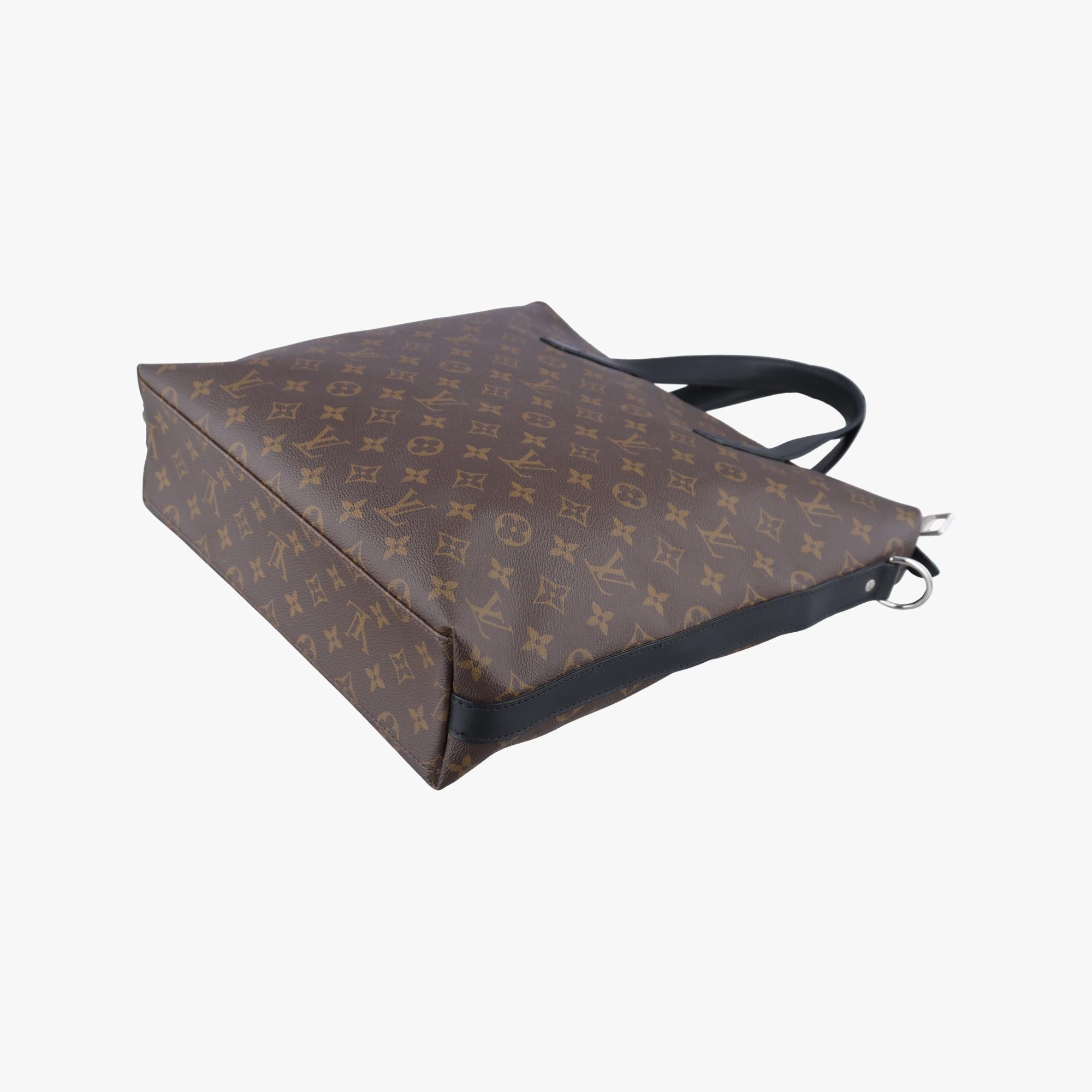 ルイヴィトン Louis Vuitton ハンドバッグ レディース キタン モノグラム/ブラウン系×ブラック モノグラム マカサー×カーフレザー M40388 DU0152