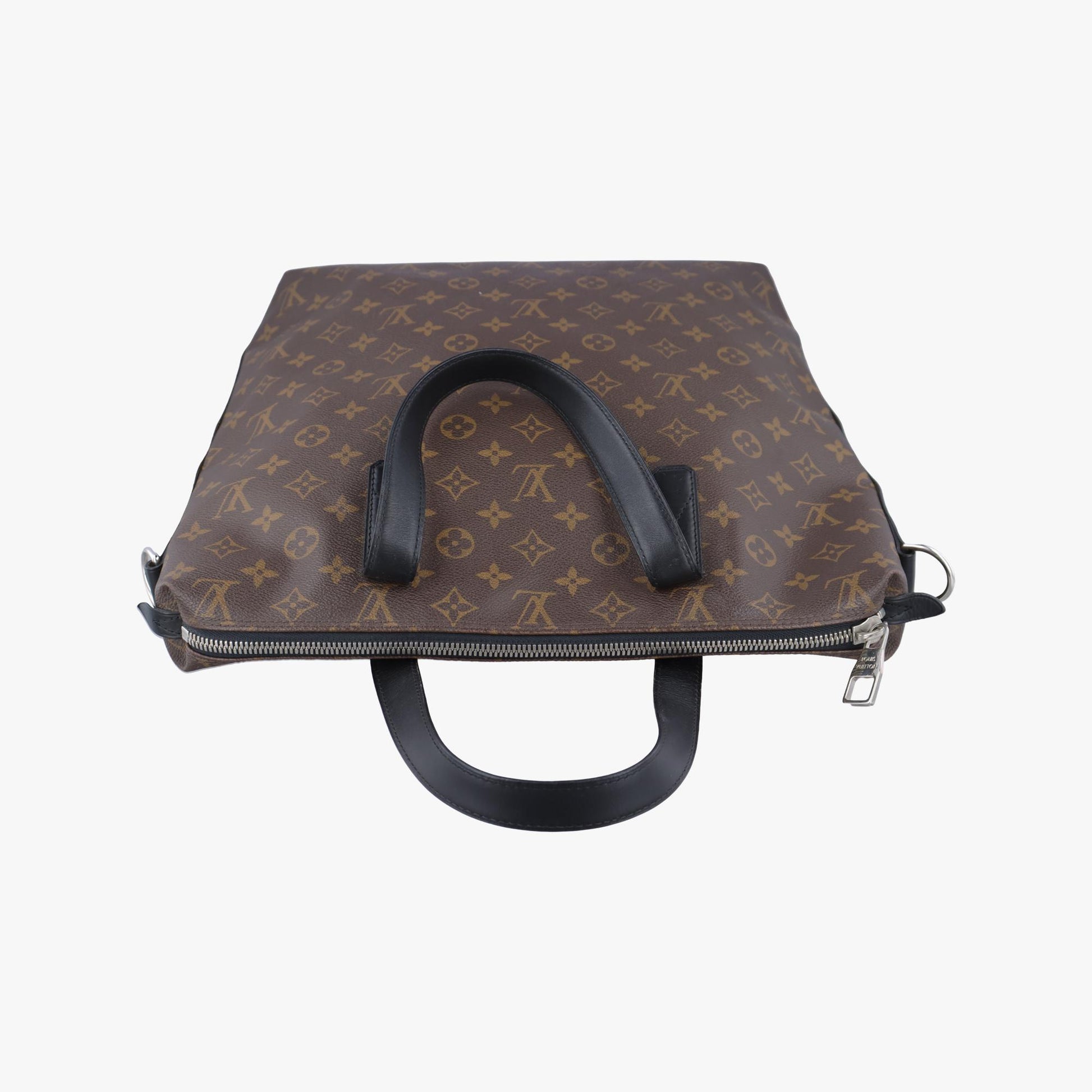 ルイヴィトン Louis Vuitton ハンドバッグ レディース キタン モノグラム/ブラウン系×ブラック モノグラム マカサー×カーフレザー M40388 DU0152