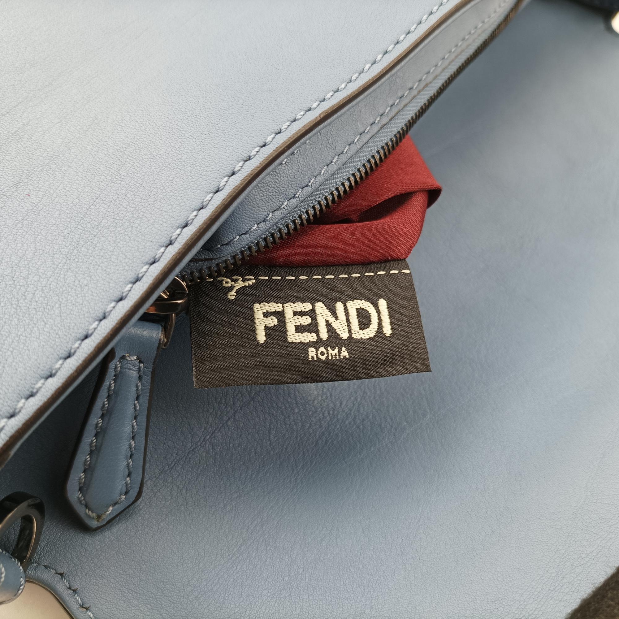 フェンディ Fendi ショルダーバッグ レディース バゲット ブルー レザー 8BR600-I8L-169-10429