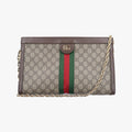 グッチ Gucci ショルダーバッグ レディース オフィディア グレー PVCコーティングキャンバス×レザー 503876 I023947723