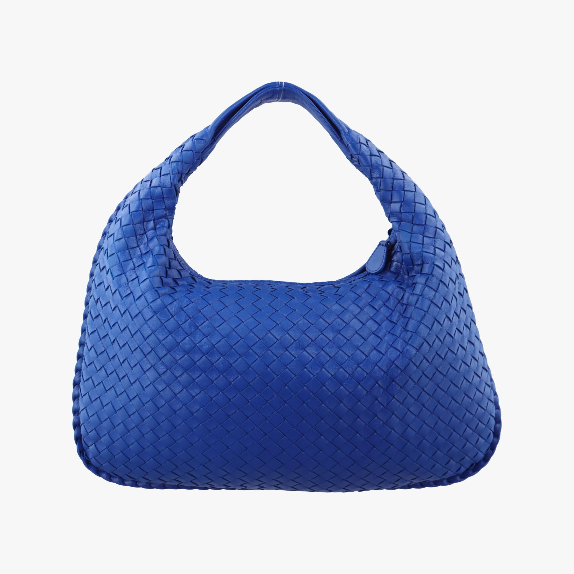 ボッテガヴェネタ Bottega Veneta ハンドバッグ レディース ミディアムヴェネタ　イントレチャート ブルー ラムスキン B03173771A