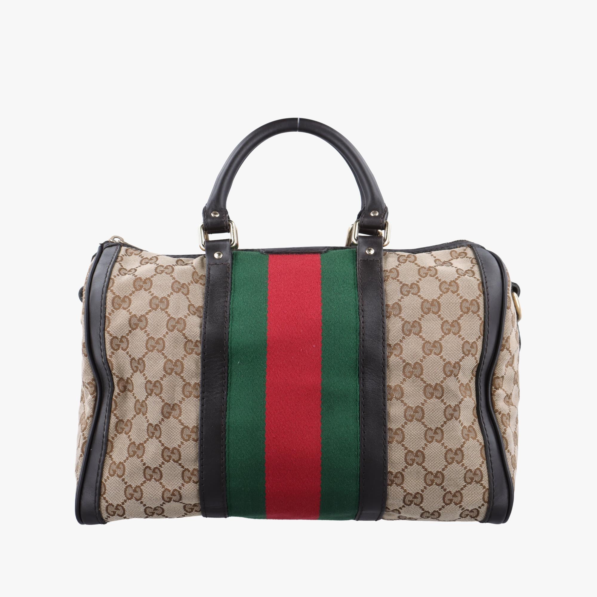 グッチ Gucci ボストンバッグ レディース シェリーライン マルチカラー キャンバス×レザー 247205 I021177764