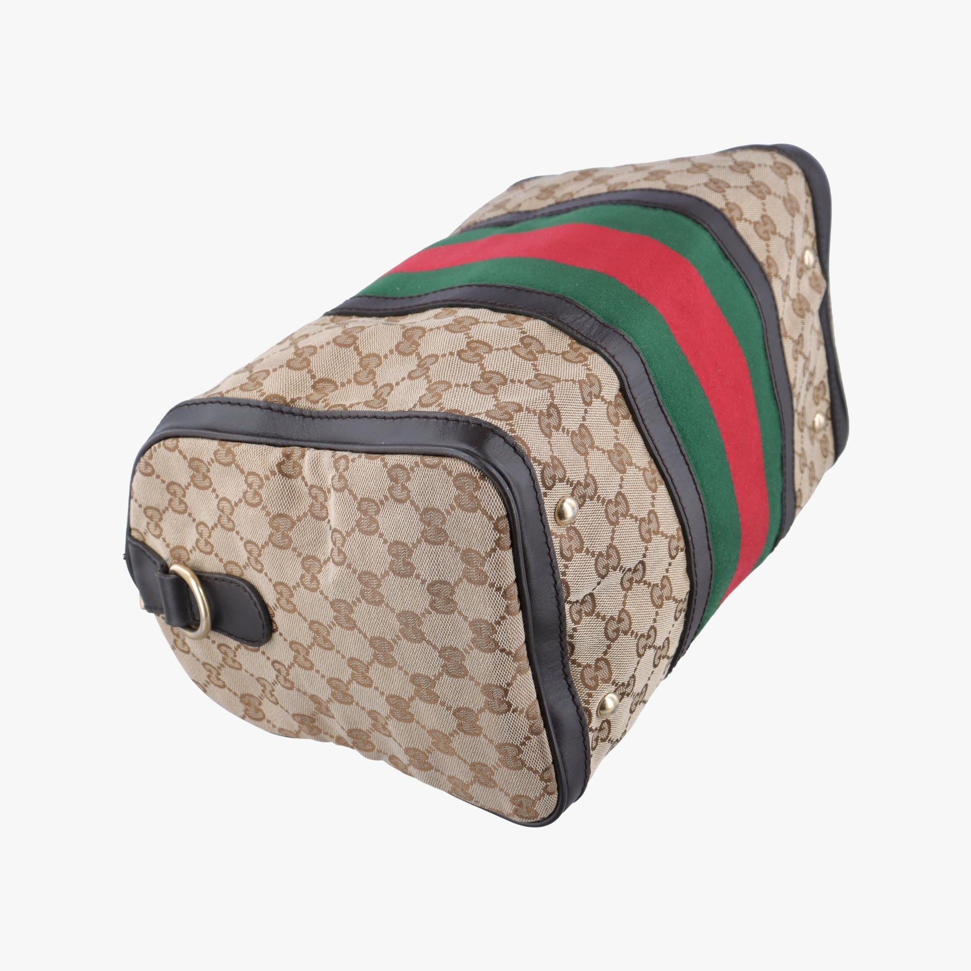 グッチ Gucci ボストンバッグ レディース シェリーライン マルチカラー キャンバス×レザー 247205 I021177764