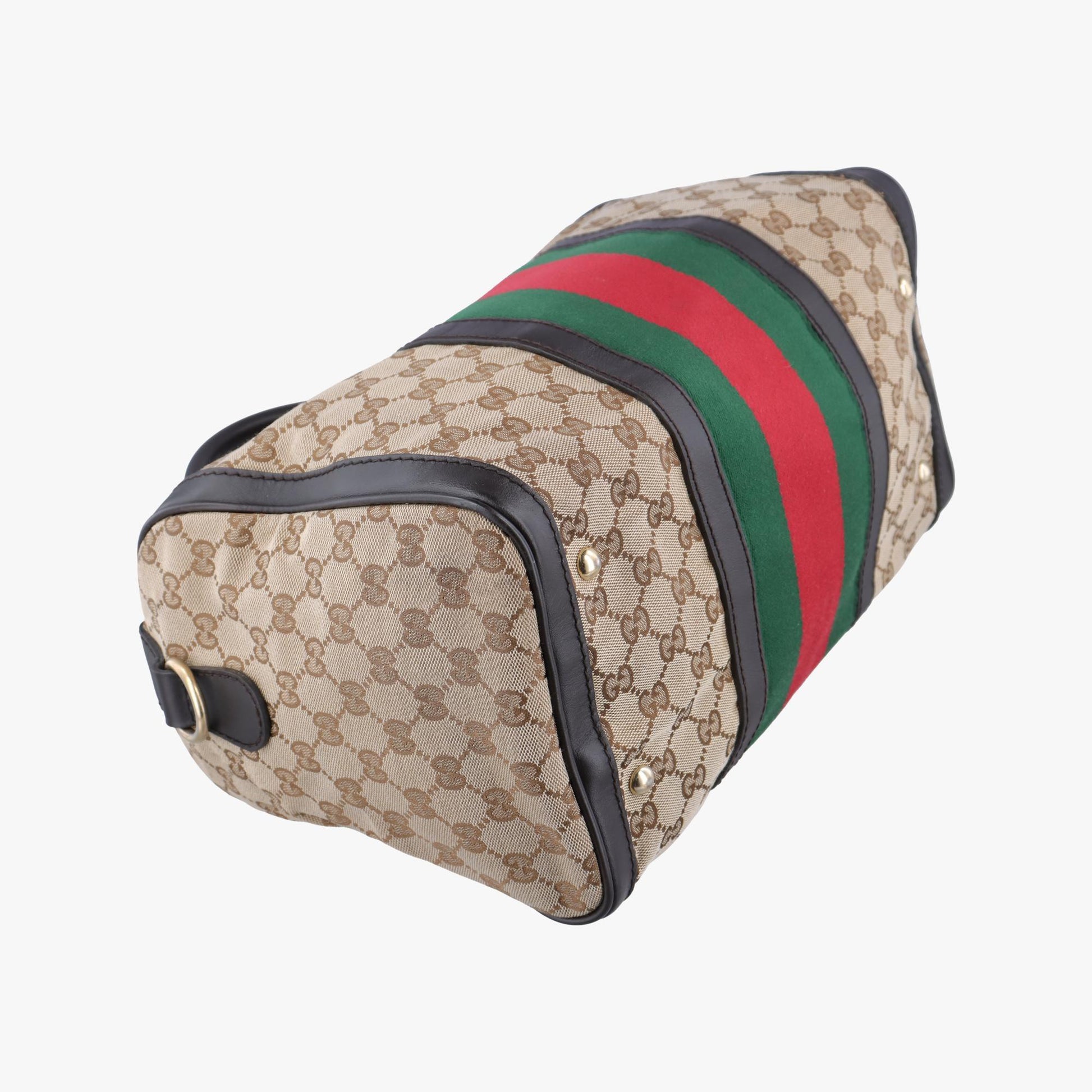 グッチ Gucci ボストンバッグ レディース シェリーライン マルチカラー キャンバス×レザー 247205 I021177764