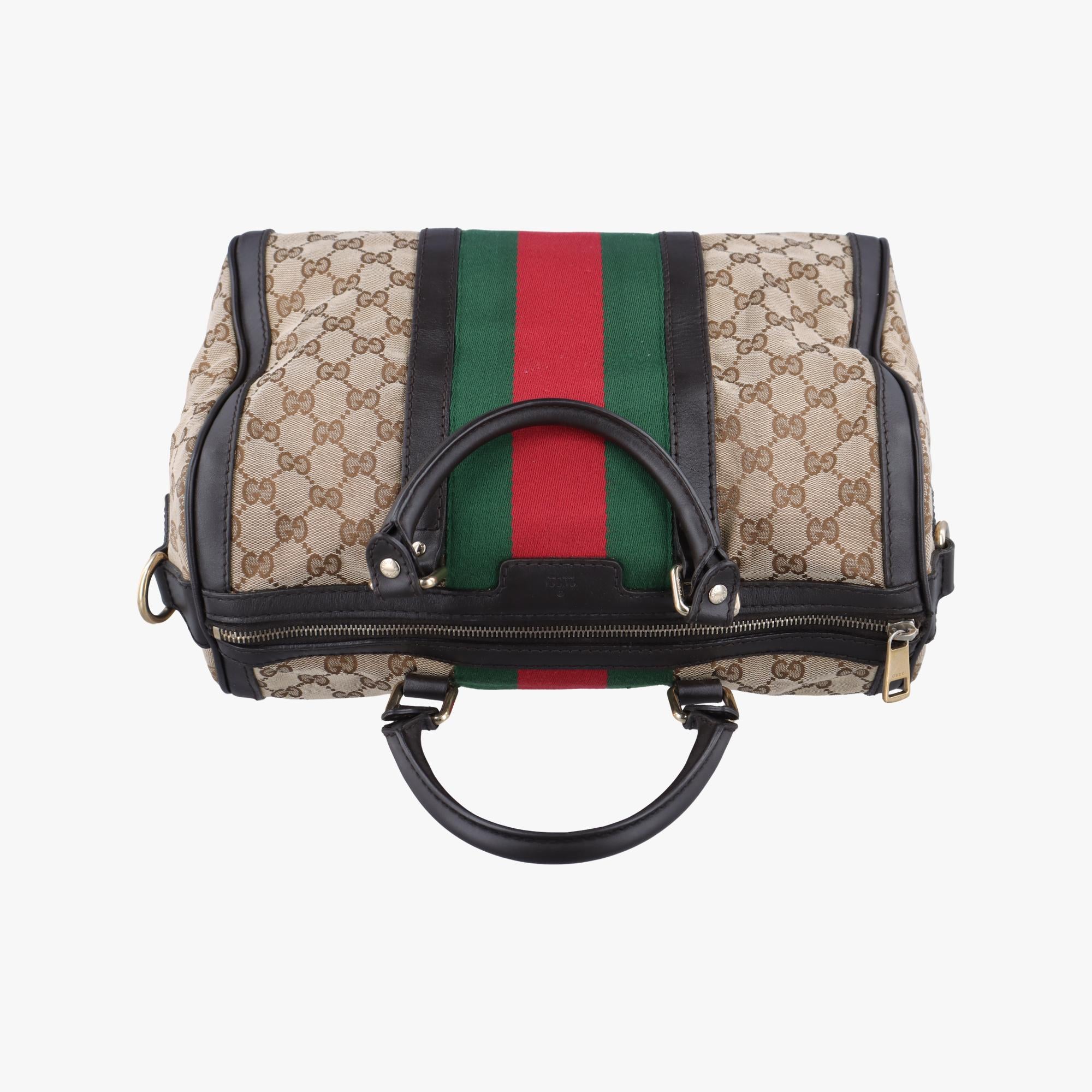 グッチ Gucci ボストンバッグ レディース シェリーライン マルチカラー キャンバス×レザー 247205 I021177764