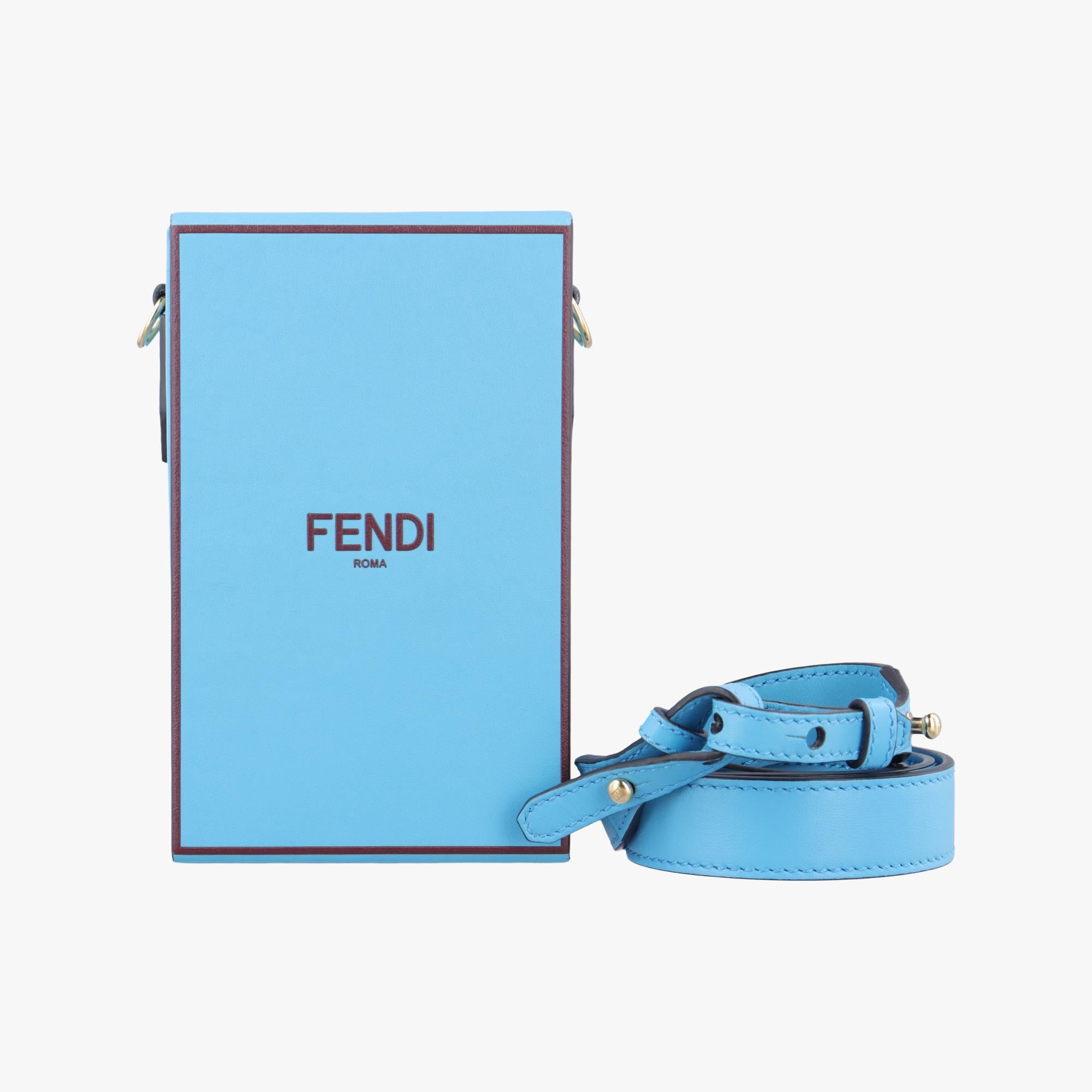 フェンディ Fendi ショルダーバッグ レディース FENDIボックス パッケージング ブルー レザー 8BT339-ADP6 218-9047