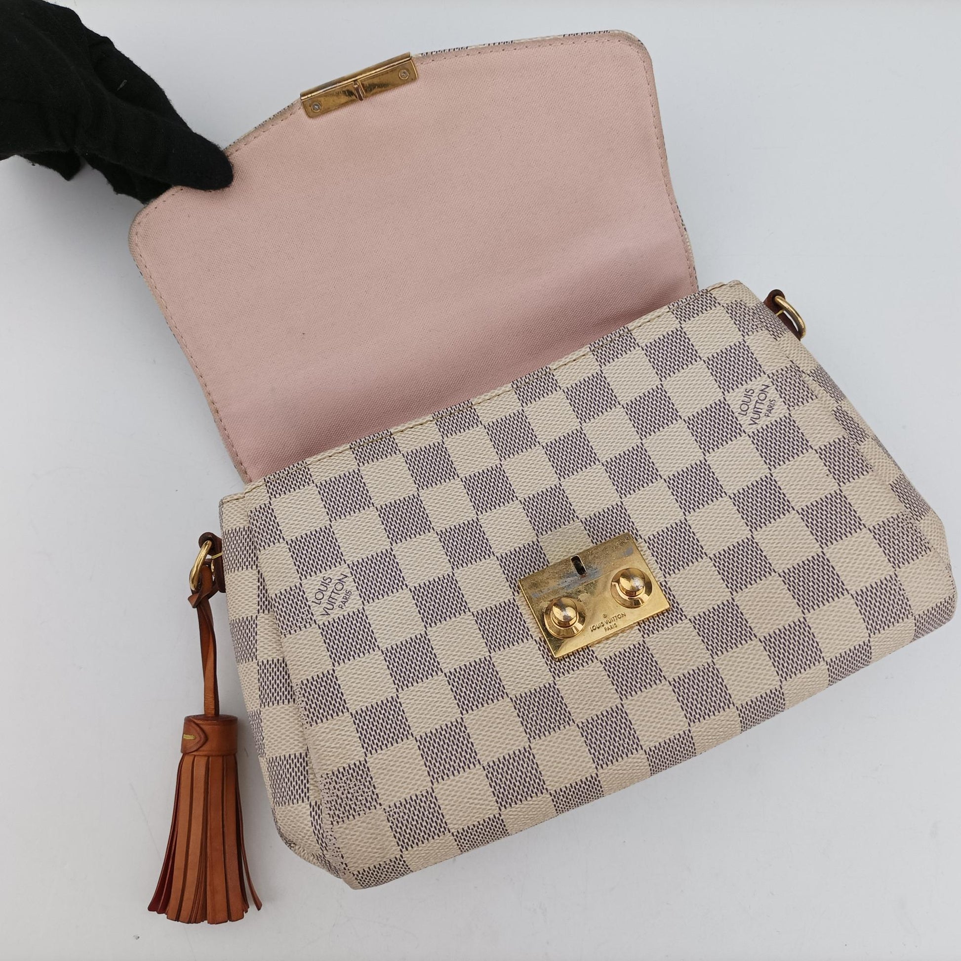 ルイヴィトン Louis Vuitton ショルダーバッグ レディース クロワゼット アズール ダミエキャンバス N41581 FL5117