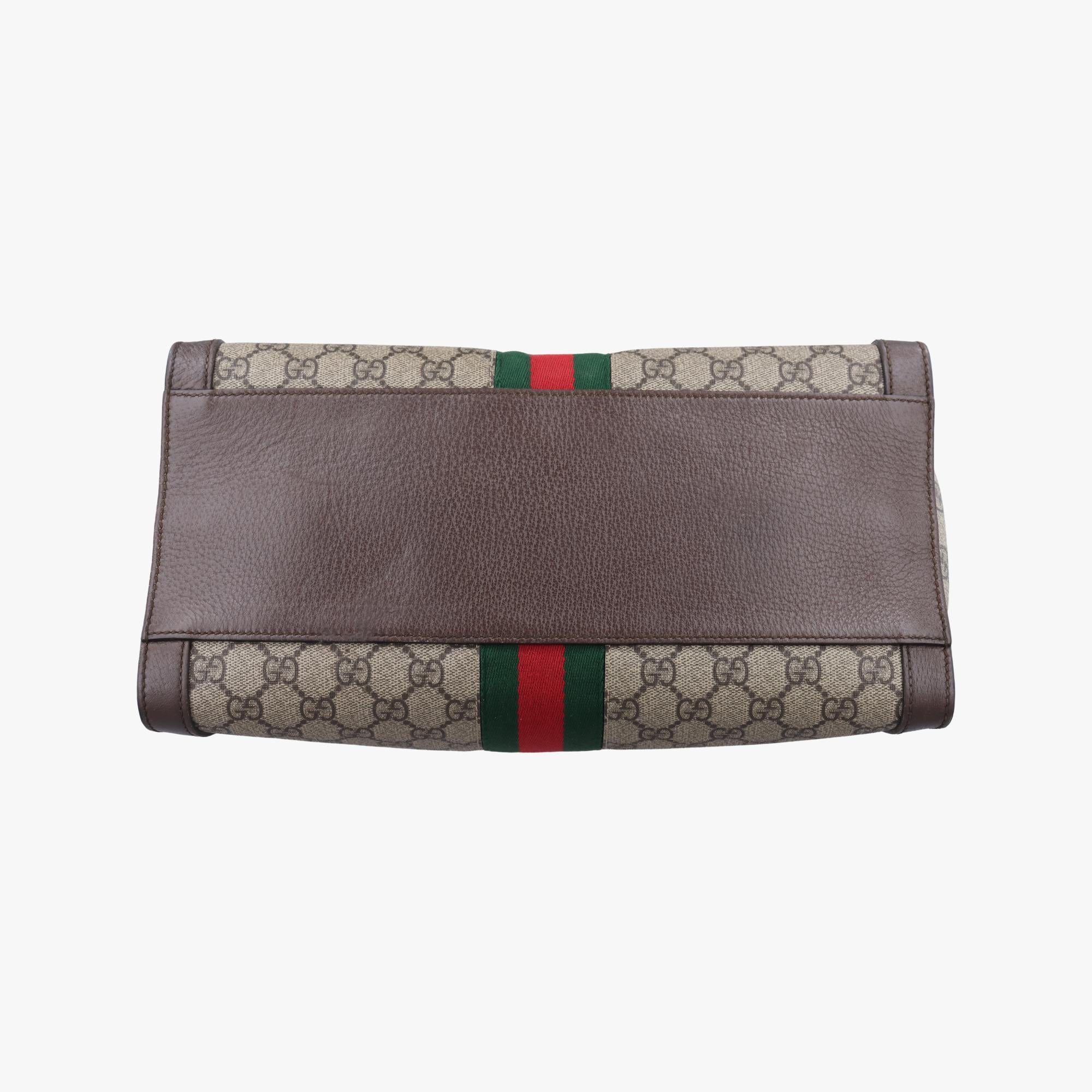 グッチ Gucci ショルダーバッグ レディース オフィディア ブラウン×レッド×グリーン PVCコーティングキャンバス×レザー 524537 I028191150