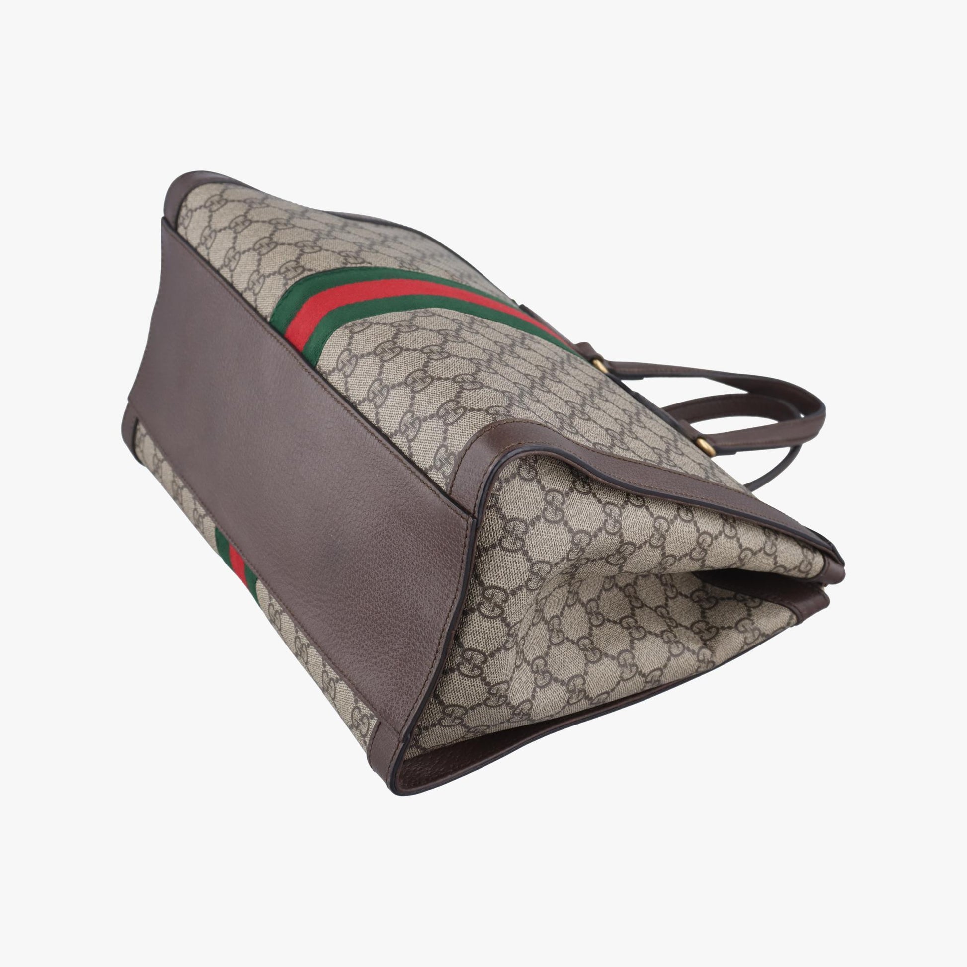 グッチ Gucci ショルダーバッグ レディース オフィディア ブラウン×レッド×グリーン PVCコーティングキャンバス×レザー 524537 I028191150